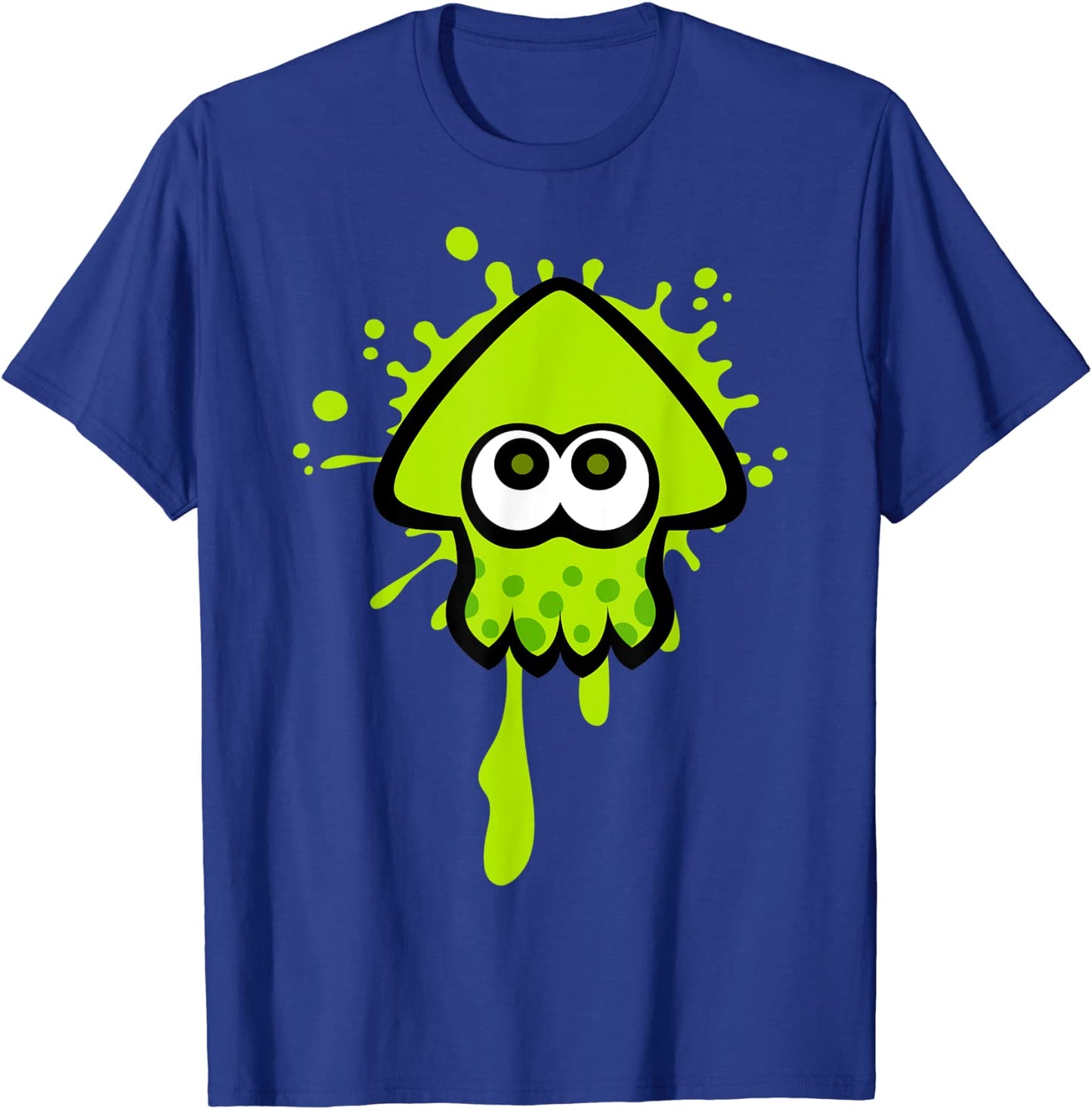Nintendo Splatoon Green Inkling Squid Splat Graphic T-Shirt T-Shirt