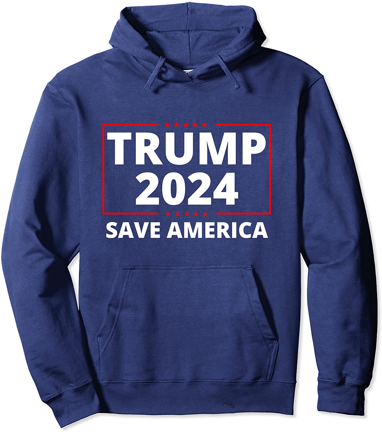 Trump 2024 Save America MAGA Keep America Great Patriotic Pullover Hoodie