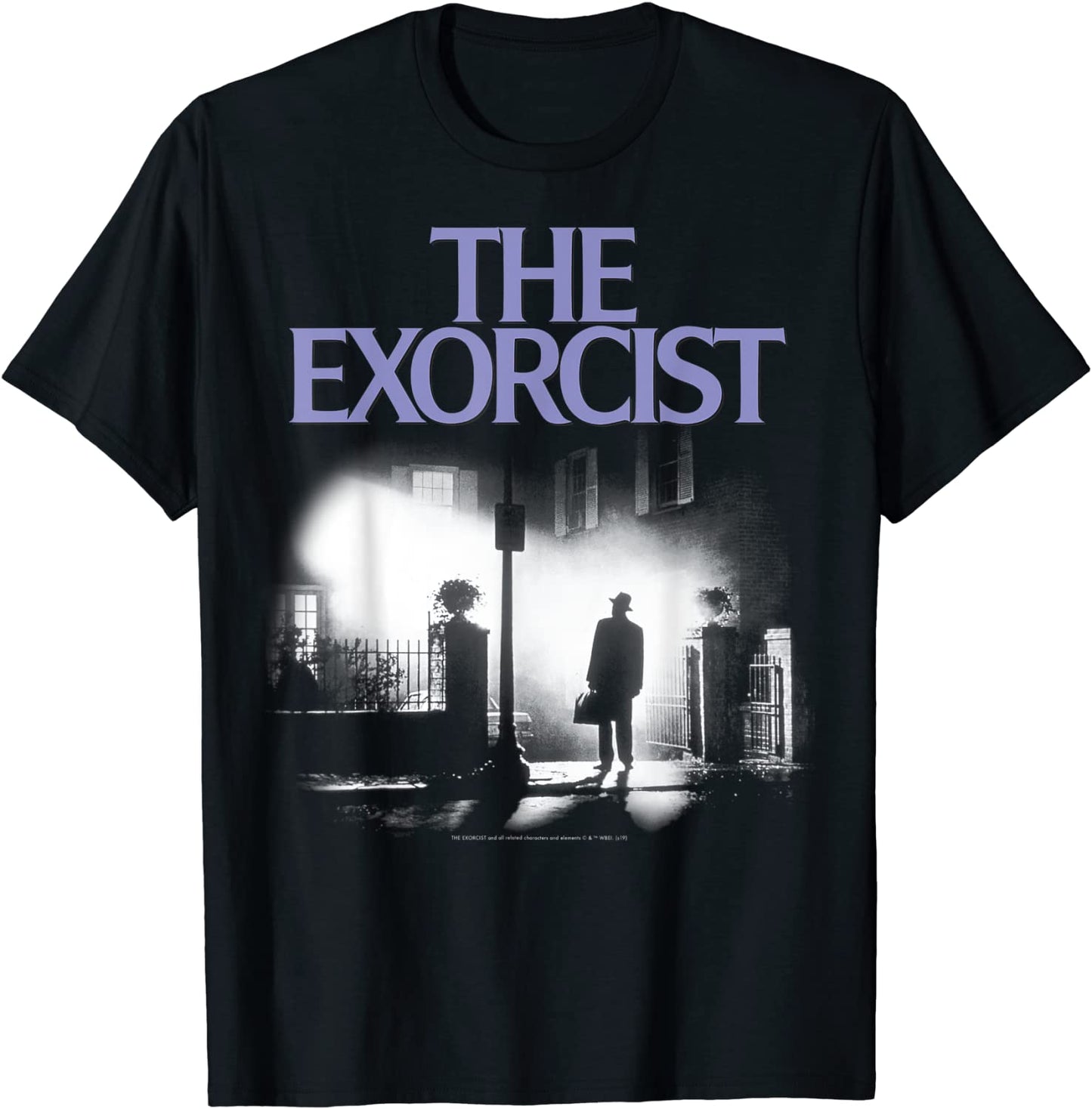 The Exorcist Purple Logo Poster T-Shirt