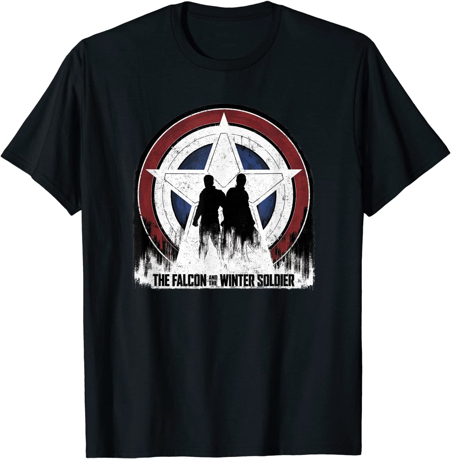 Marvel The Falcon and the Winter Soldier Silhouettes T-Shirt