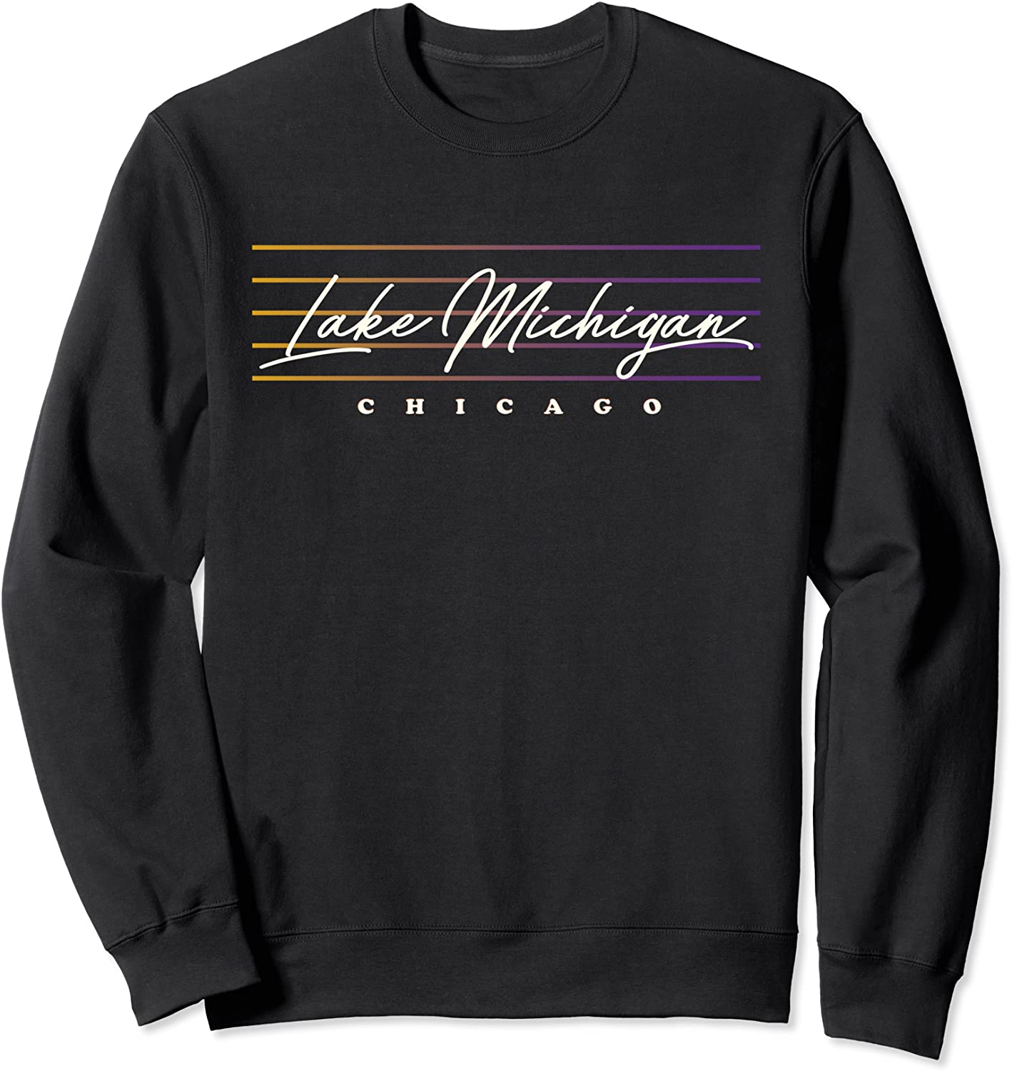 Lake Michigan Sweatshirt Chicago Shirt Vintage Style