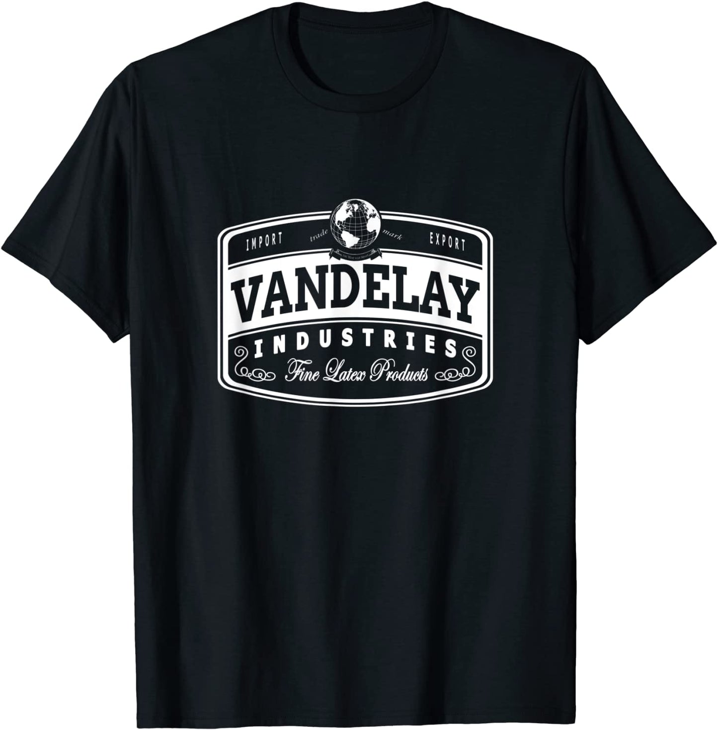 Vandelay Industries Fine Latex Products Funny Parody T-Shirt