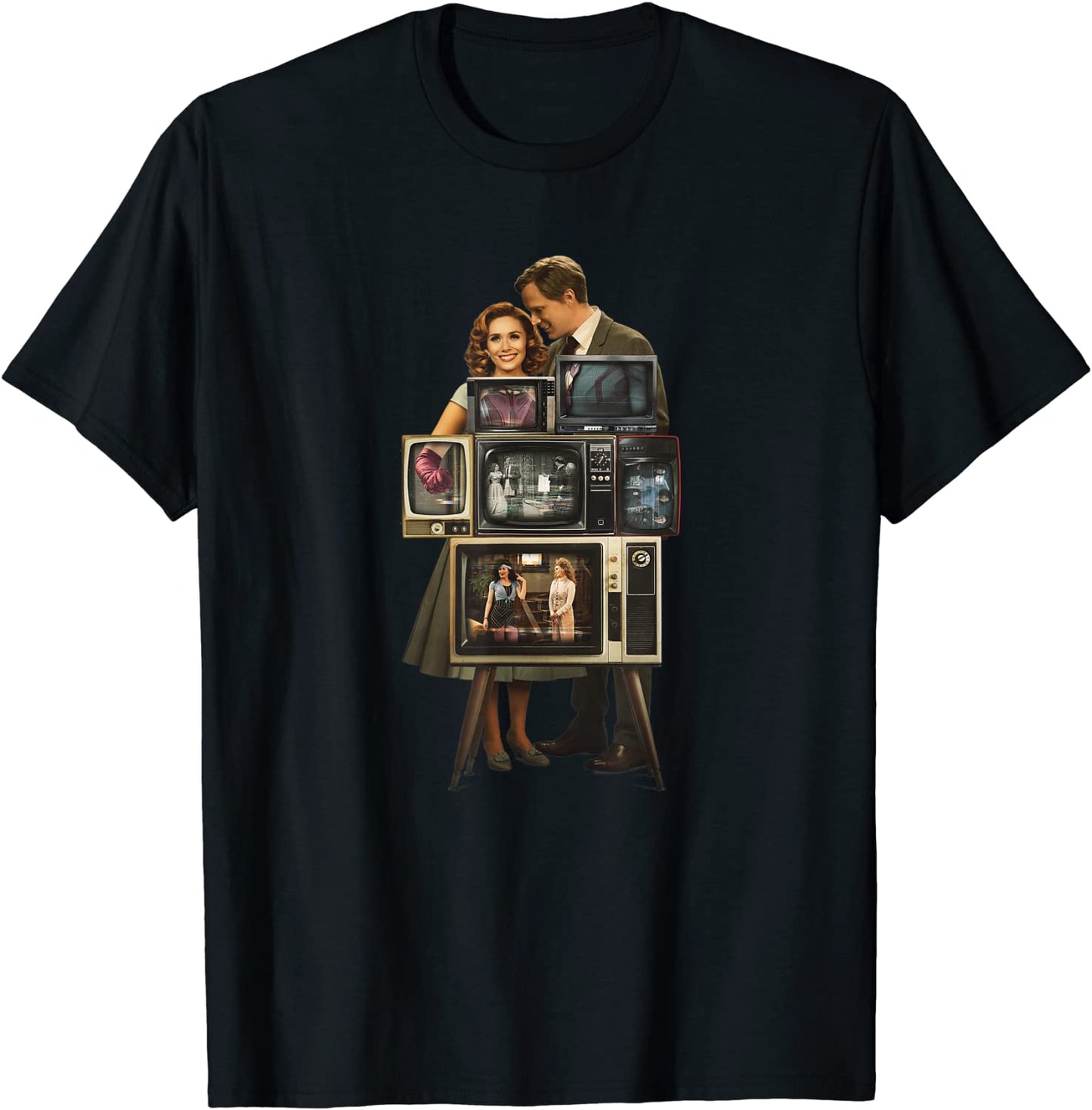 Marvel WandaVision Wanda Vision Behind the TV Screens T-Shirt
