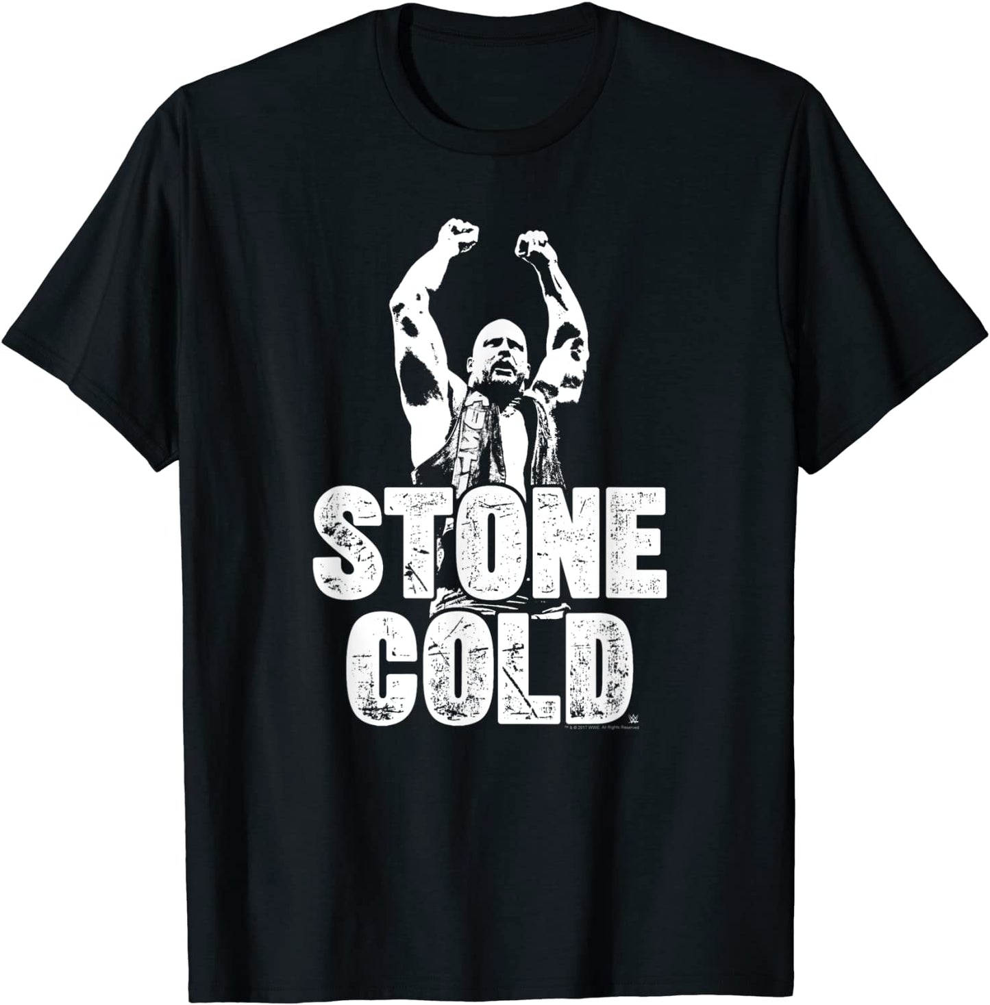 WWE Stone Cold Arms Up 1 Color T-Shirt