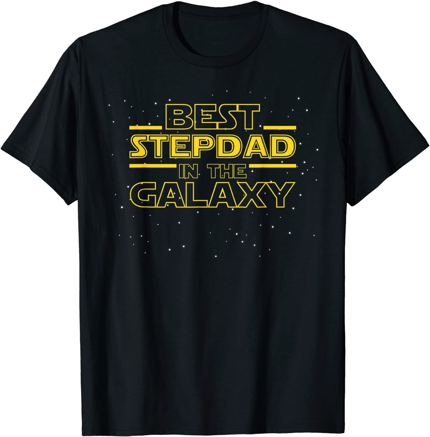 Mens Step Dad Shirt Gift for Stepdad Best Stepdad in the Galaxy T-Shirt