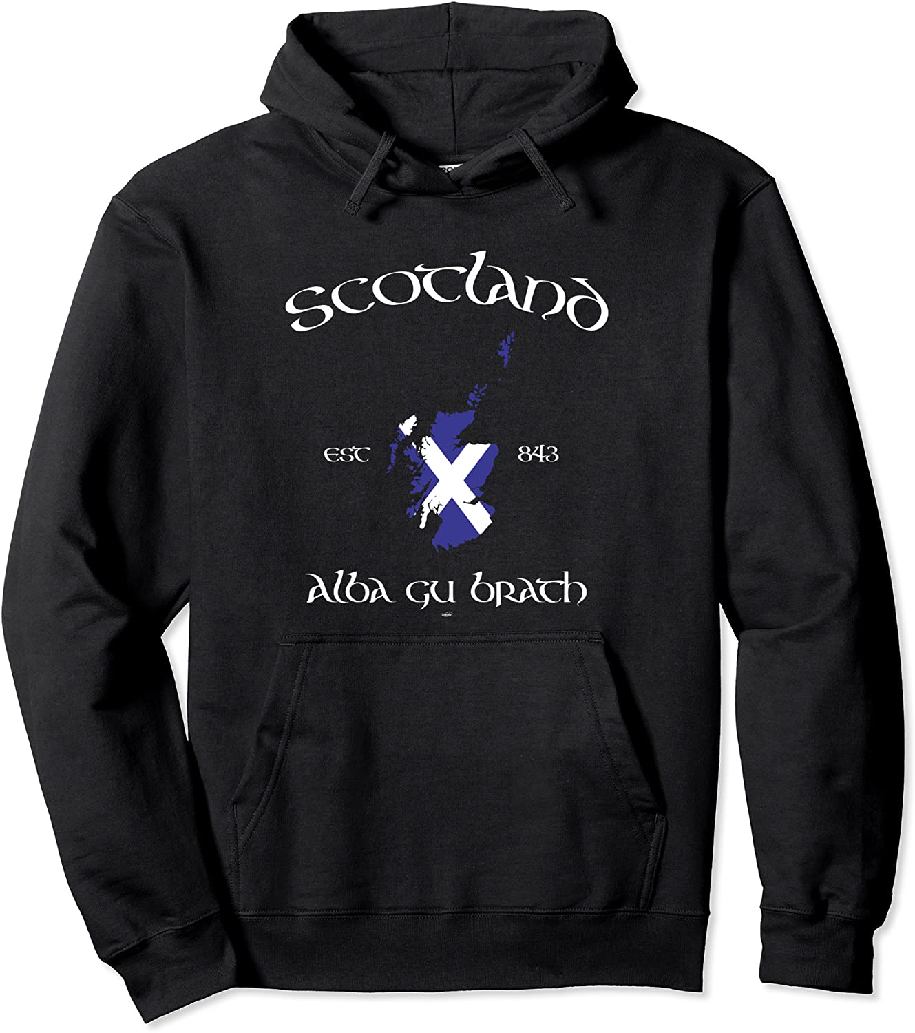 Scotland colored map - scottish national pride pullover