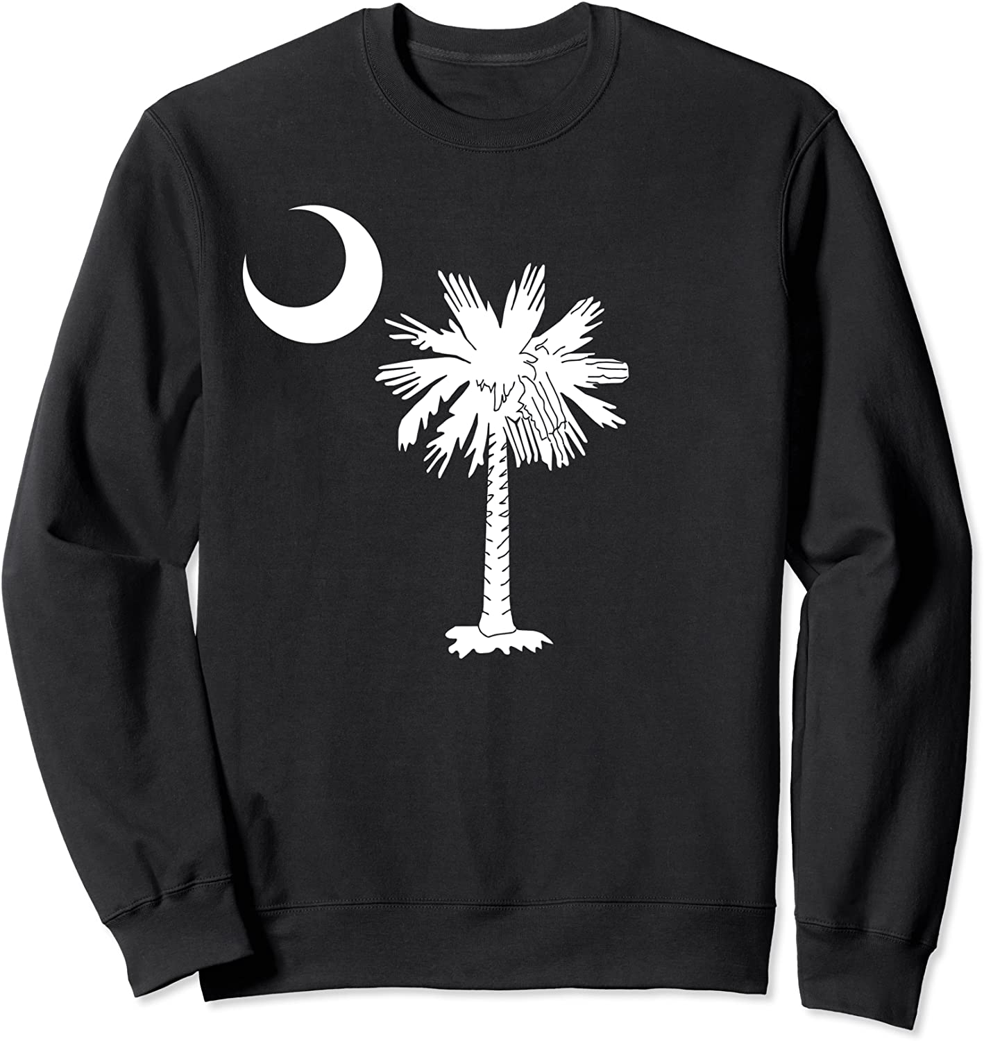 South Carolina State Flag Palmetto Tree Crescent Moon SC Sweatshirt
