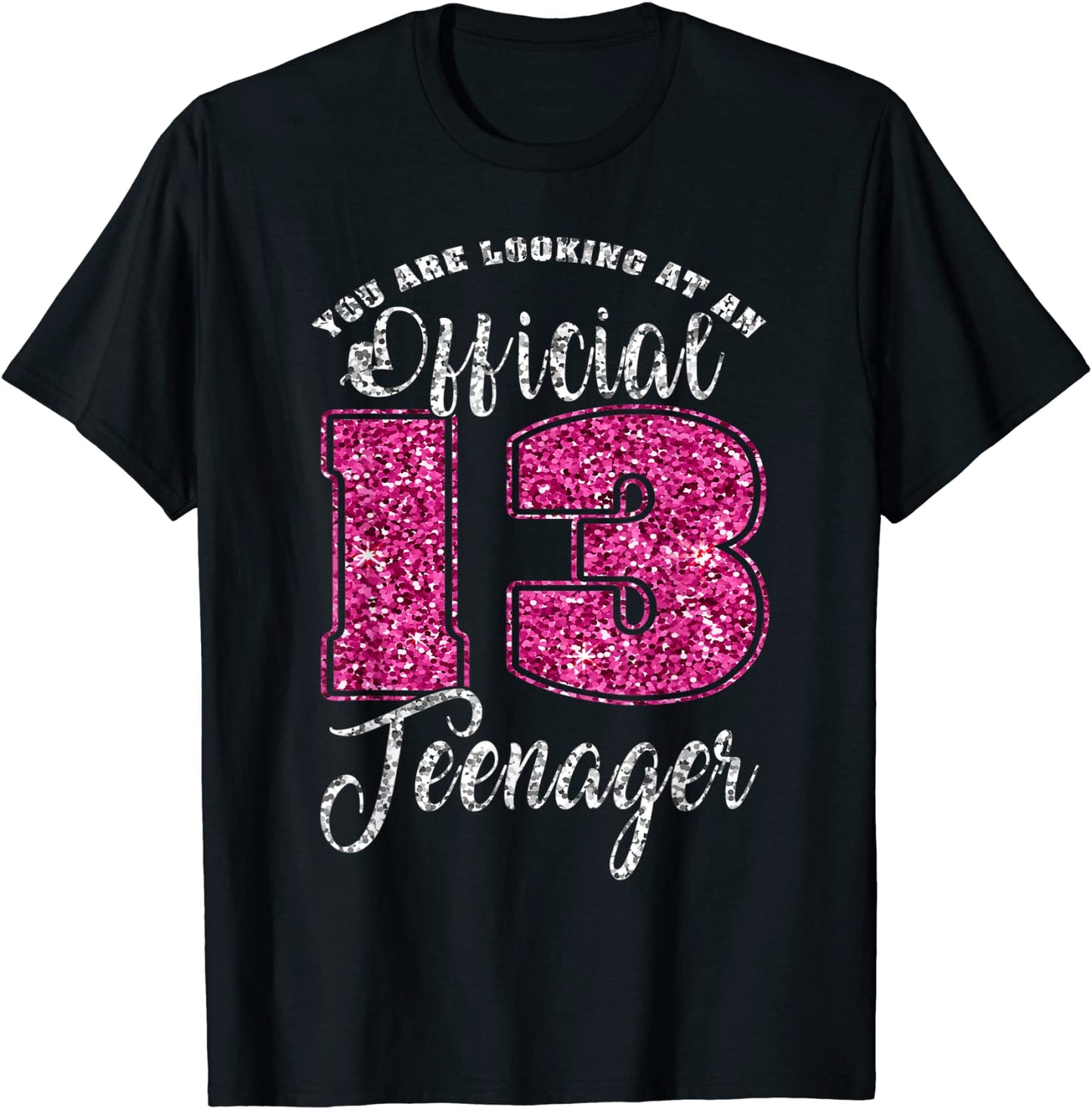 Official Teenager 13 Years Old 13th birthday Boys Girl Shirt T-Shirt