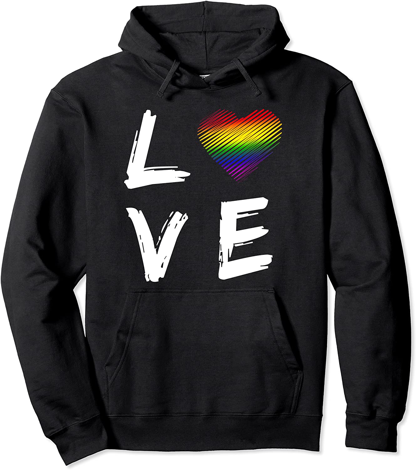 Love LGBT Gift For Proud Gays Lesbians Pullover Hoodie