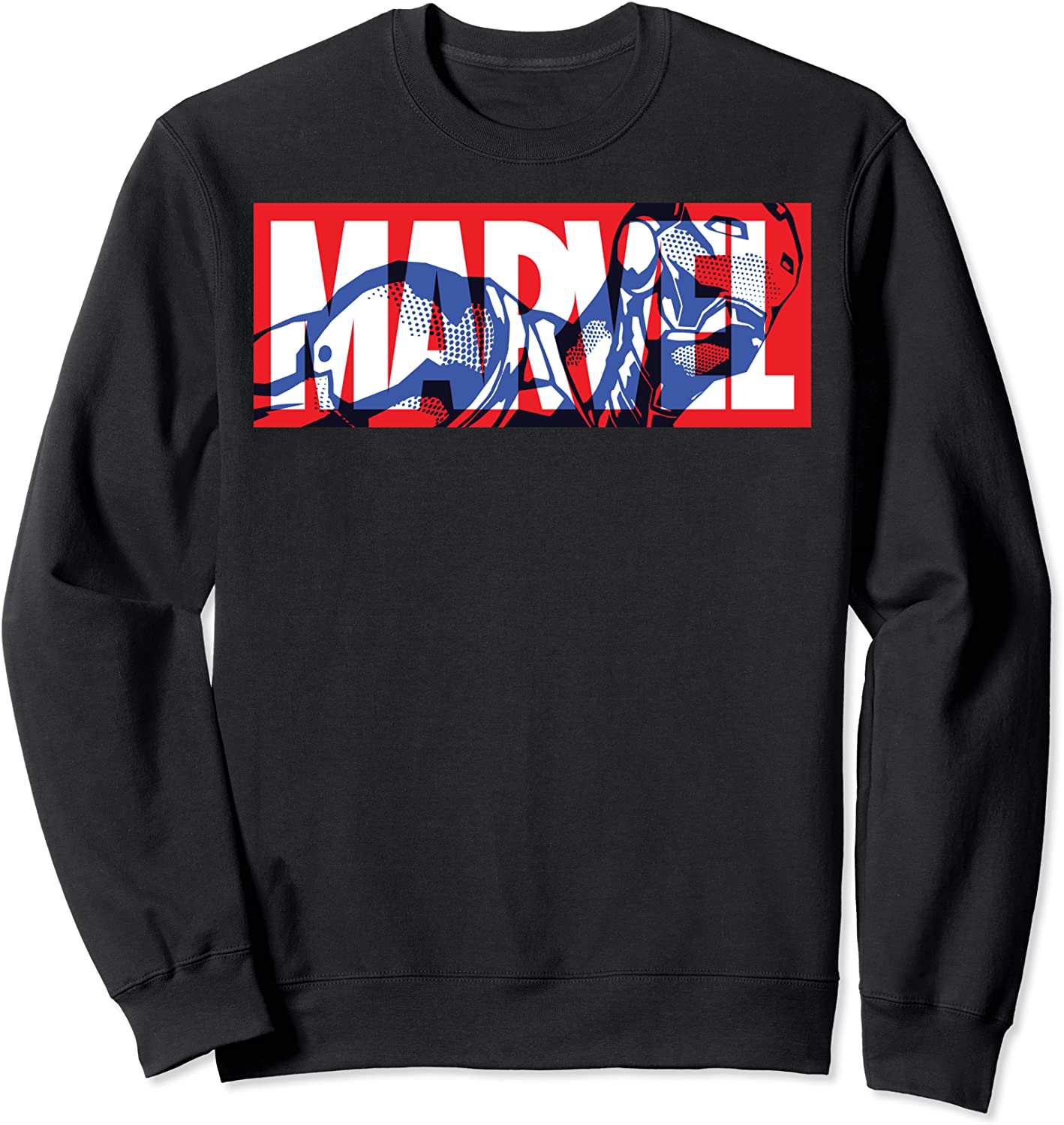 Marvel Classic Logo Iron Man Fill Sweatshirt