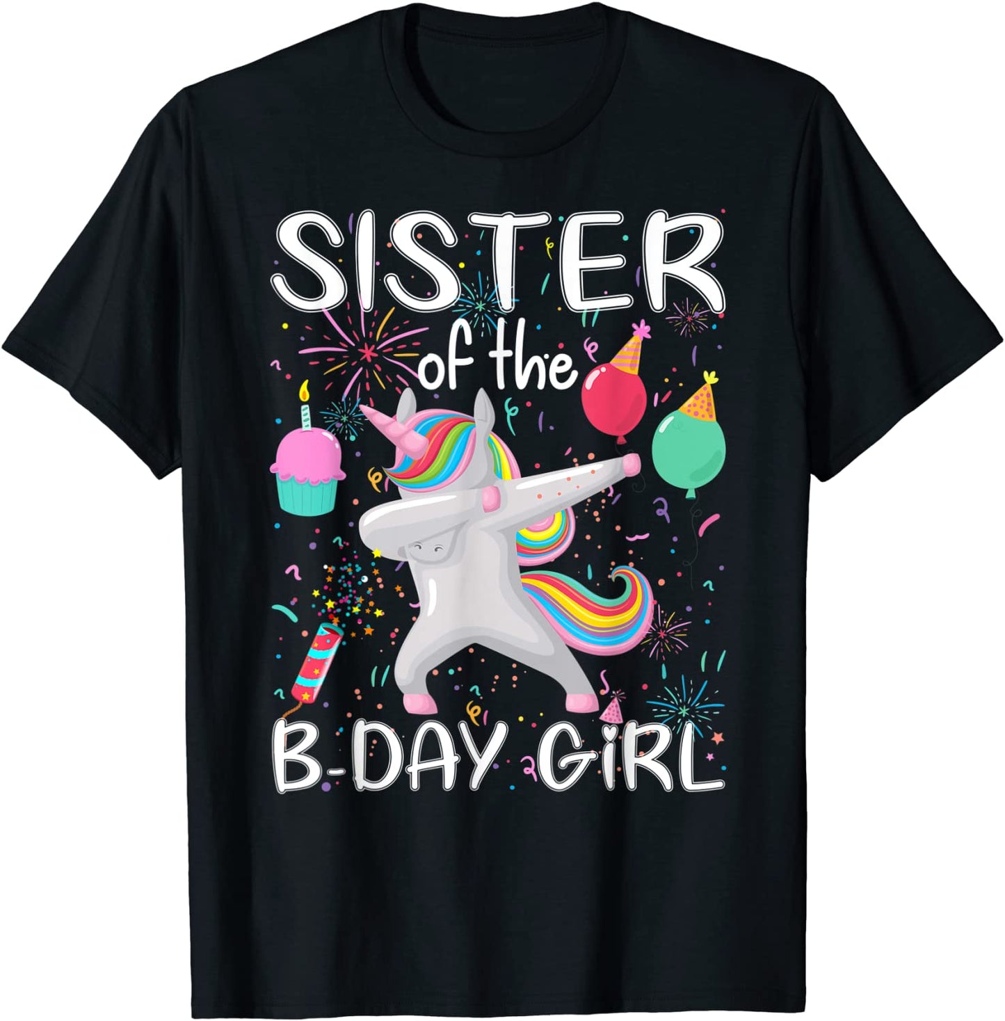 Matching Unicorn Sister Shirt Sister of the Birthday Girl