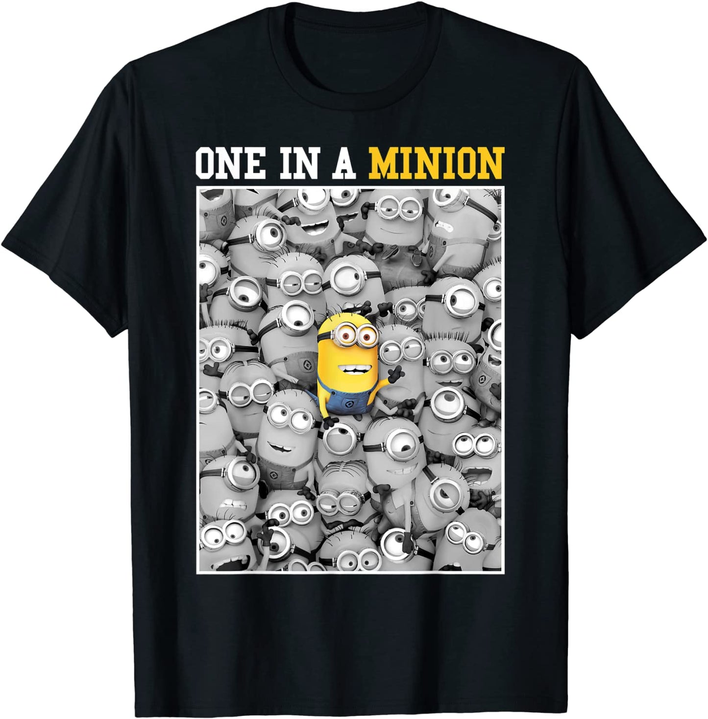 Despicable Me Minions One In A Minion Color Pop Portrait T-Shirt