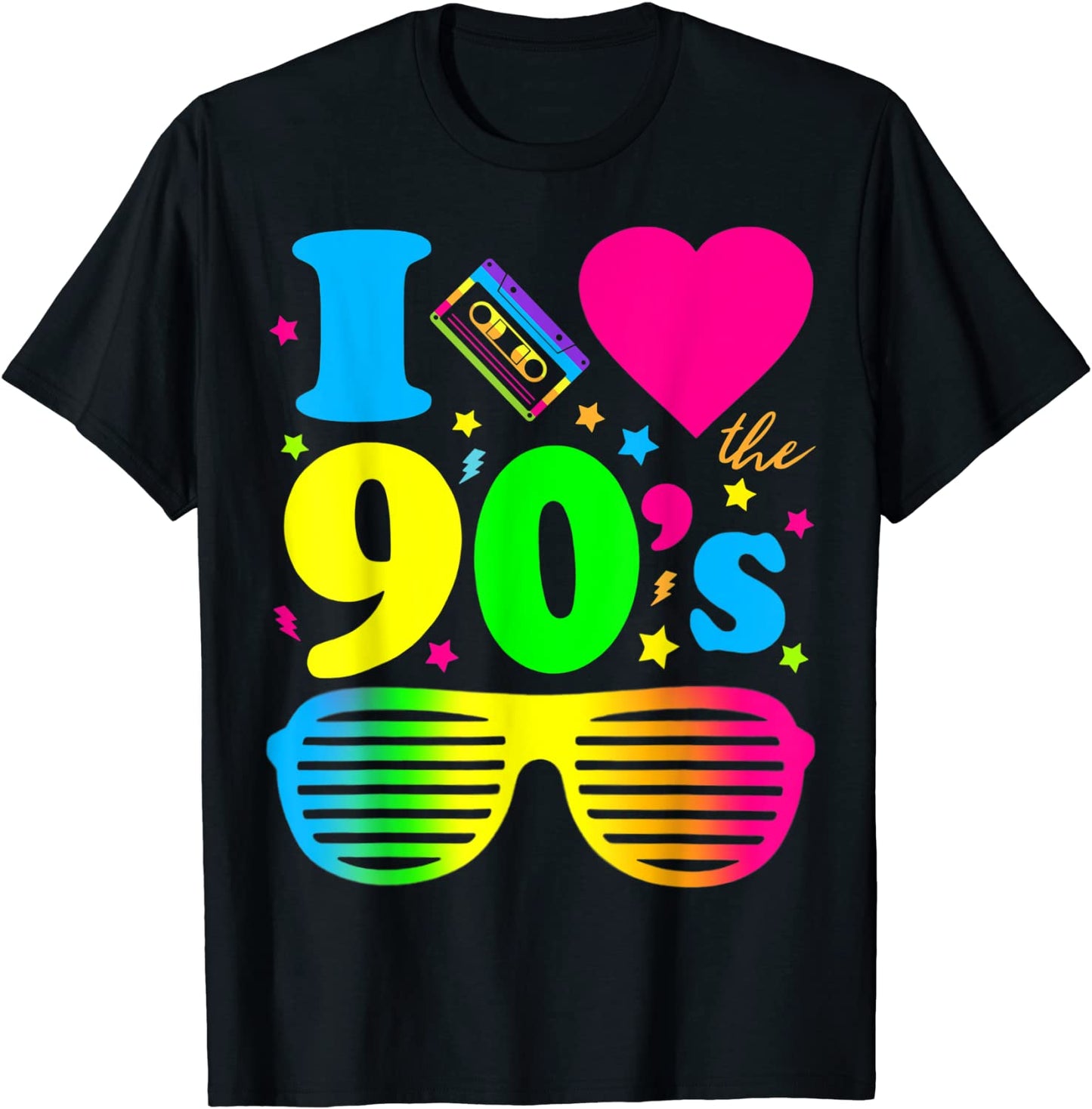 1990s 90s TShirt I Heart the Nineties T-Shirt