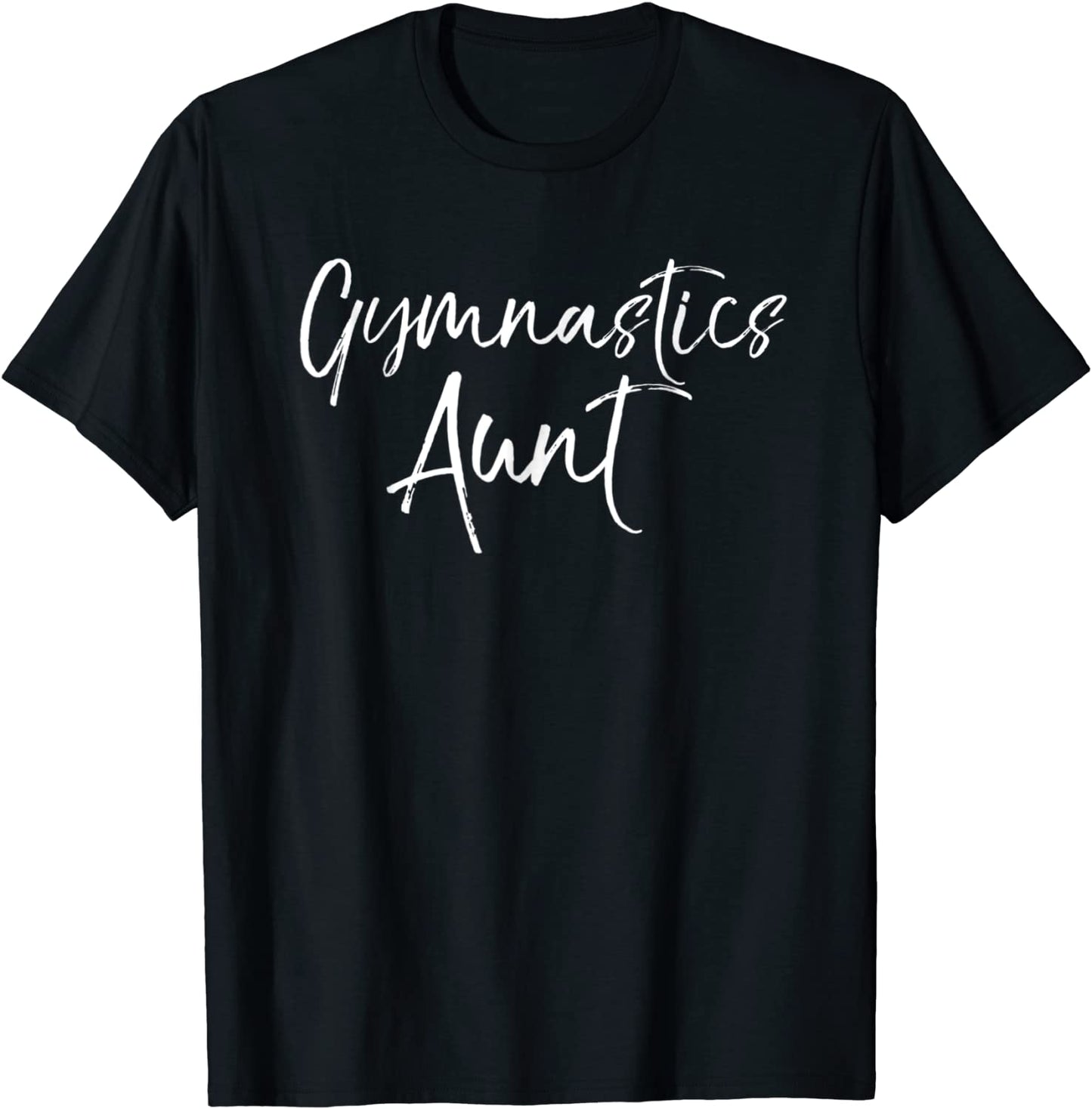 Gymnastics Aunt Shirt Fun Proud Relative Gymnast Auntie Tee