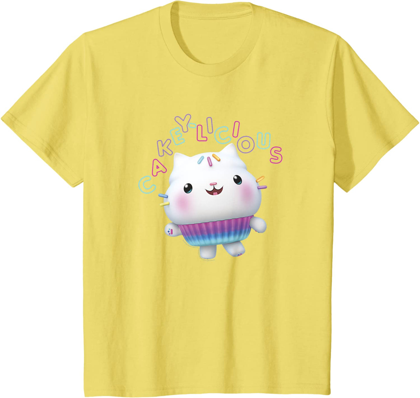 Kids Gabbys Dollhouse Cakey Cat Cakey-Licious T-Shirt