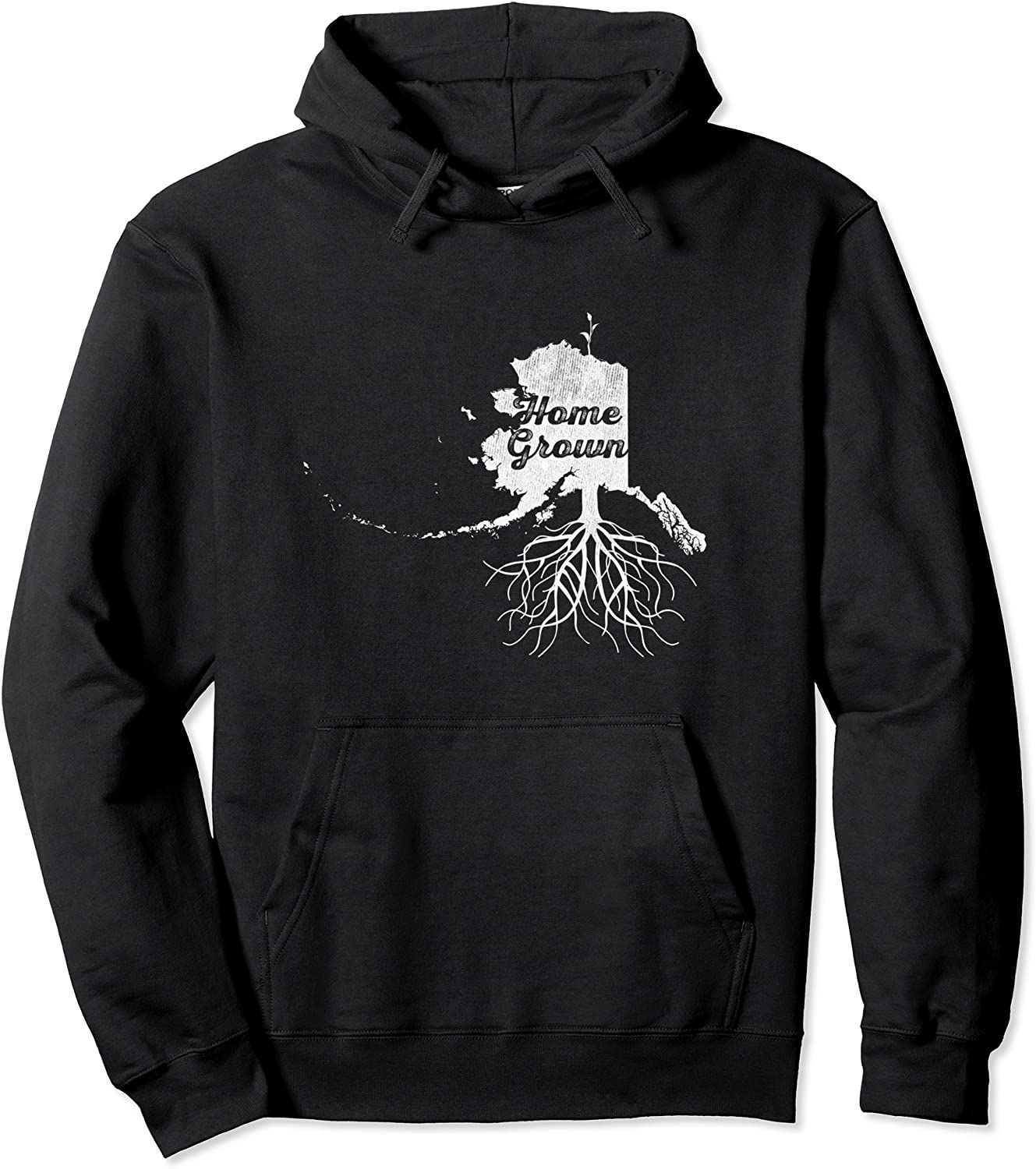 Alaska Home Grown Hoodie Vintage Roots State Pride Pullover Hoodie