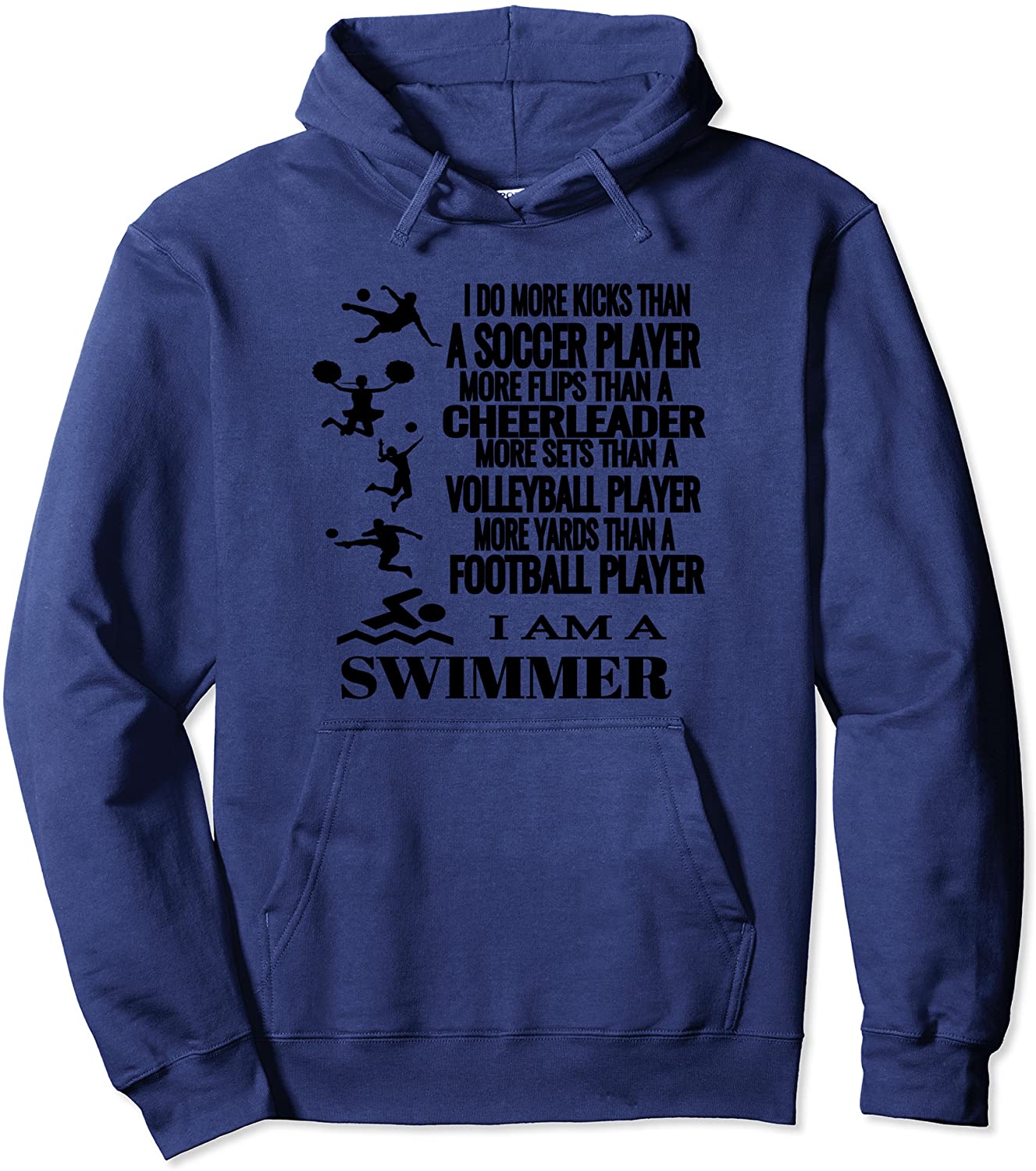 I Am A Swimmer Hoodie Funny Swimming shirt Cool Practice Tee