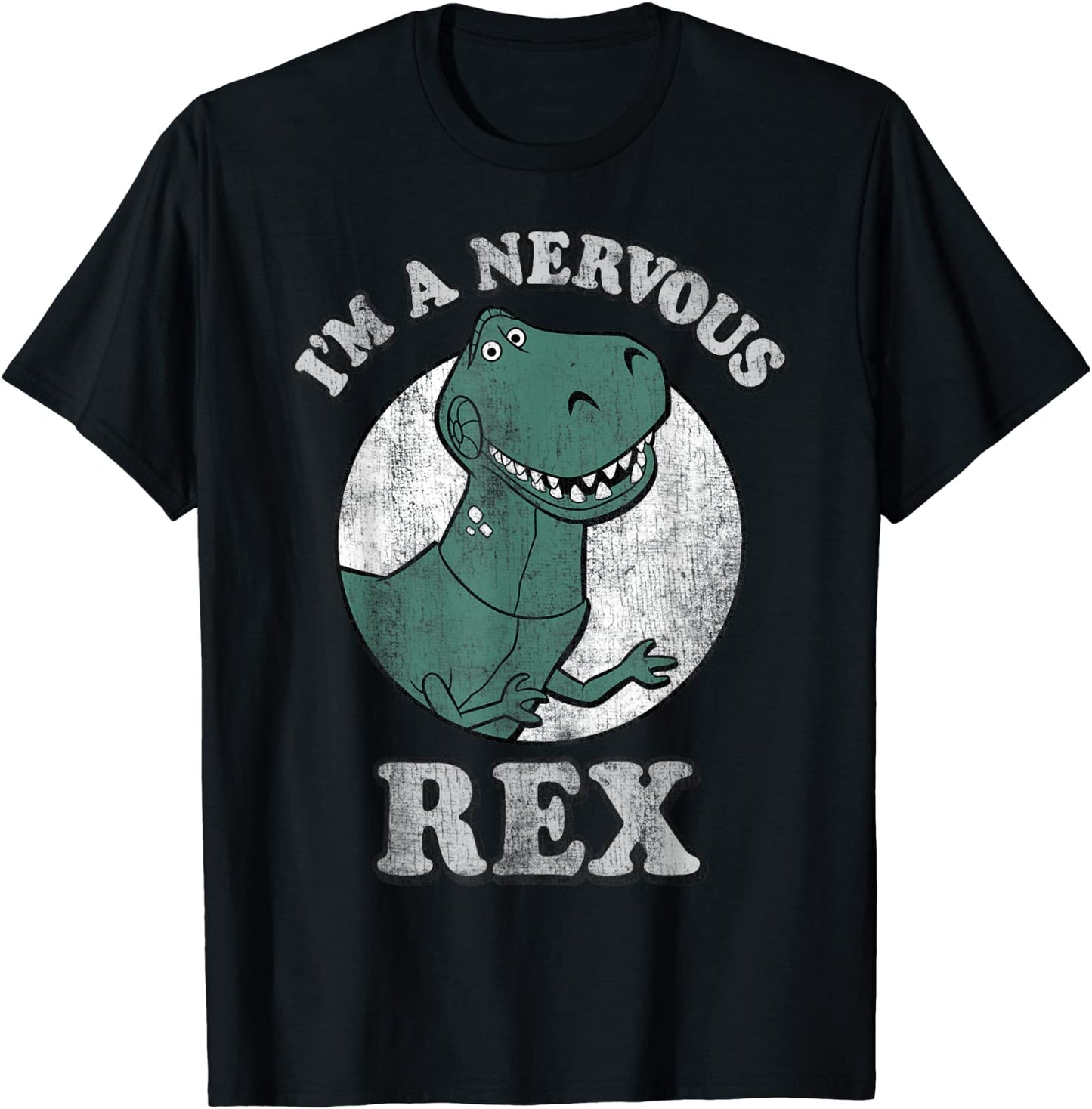Disney Pixar Toy Story Im A Nervous Rex Dinosaur T-Shirt