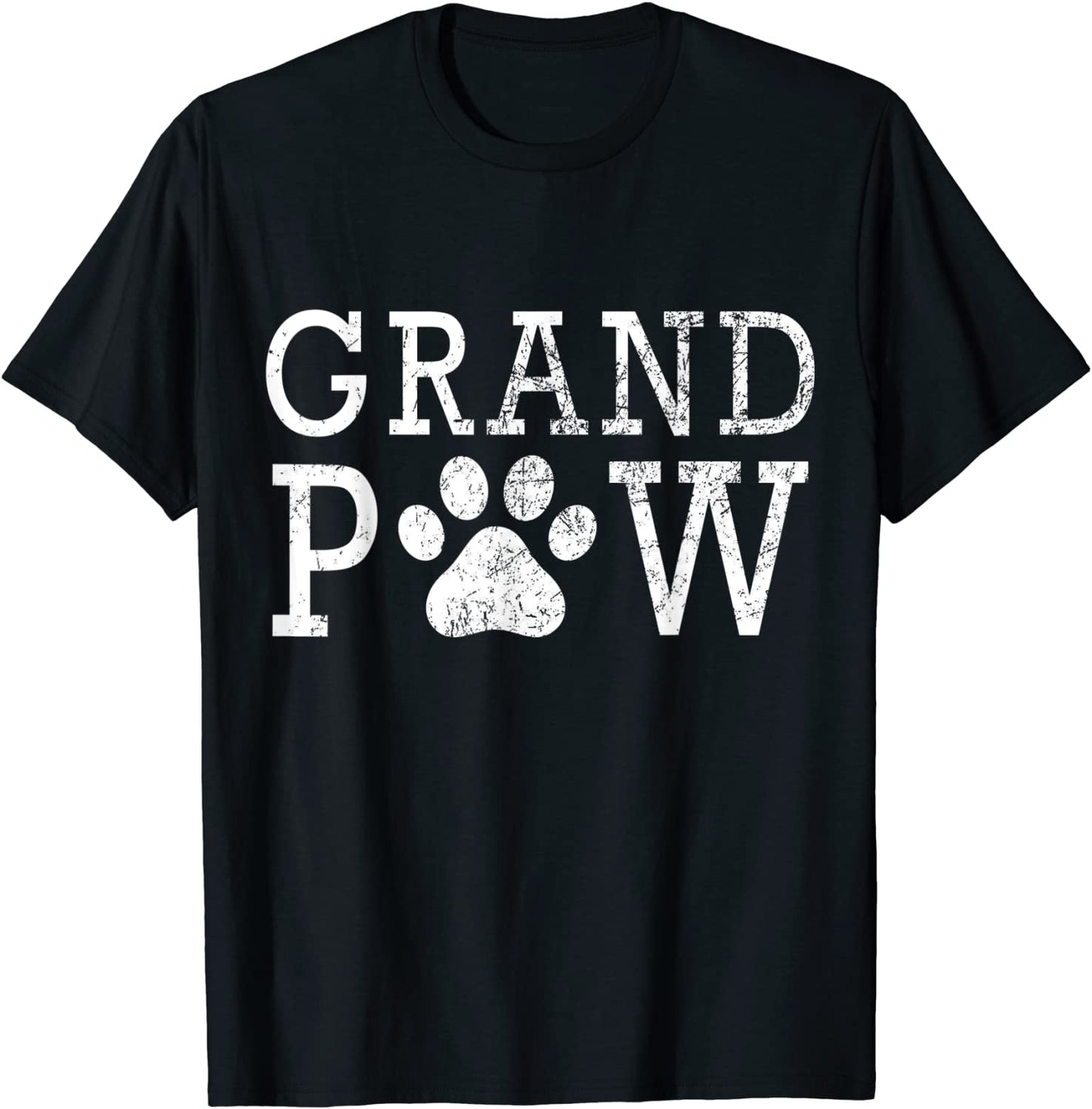 funny grand paw vintage dogs lovers grandparents day gifts T-Shirt