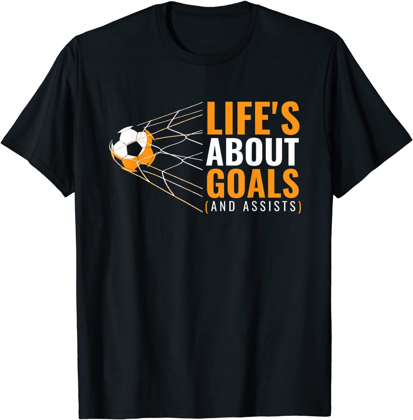 Soccer Shirt for Boys Lifes About Goals Boys Soccer T-Shirt