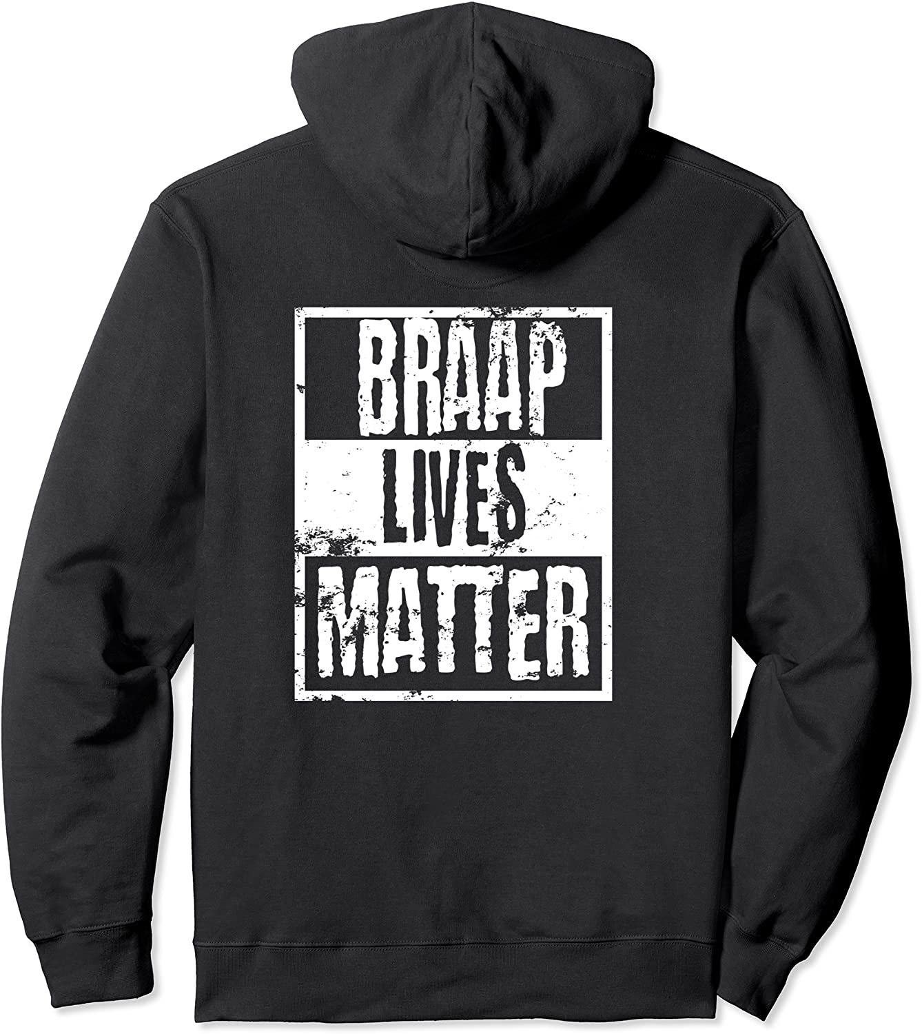 Funny Motocross Design Braap Lives Matter Dirtbike MotoX Pullover Hoodie