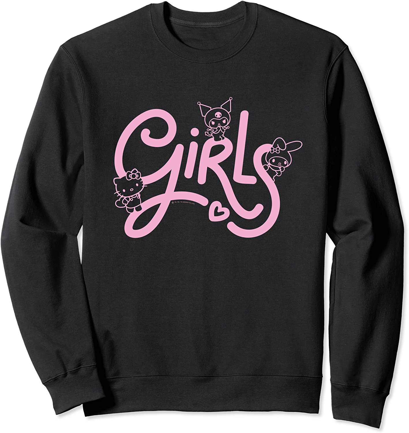 Hello Kitty My Melody Kuromi GIRLS Sweatshirt