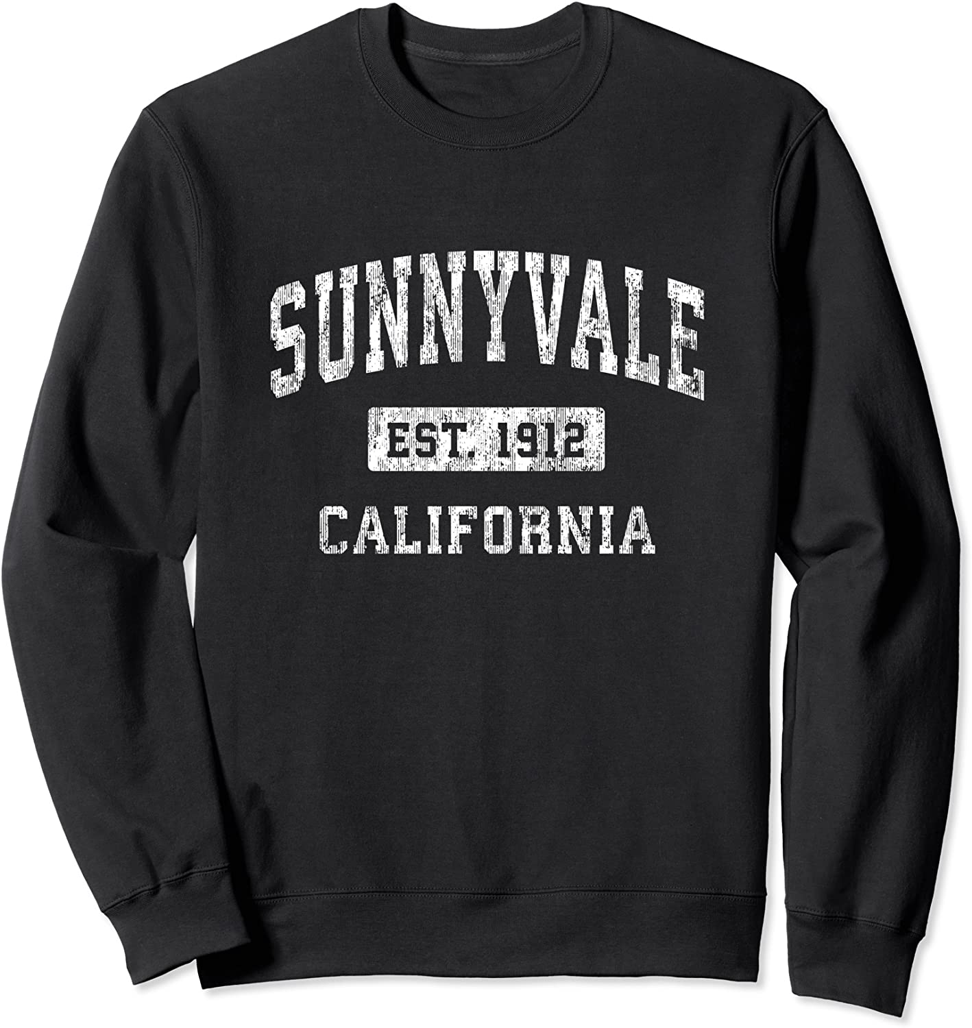 Sunnyvale California CA Vintage Established Sports Design Sweatshirt
