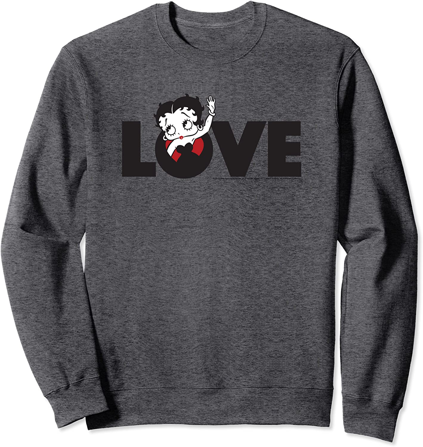 Betty Boop Love with Betty Sweatshirt