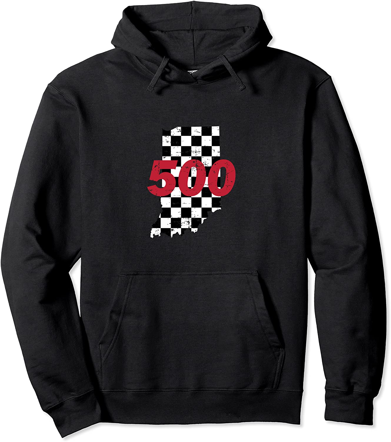Indianapolis Shirt Indiana State 500 Race Car Distressed Pullover Hoodie