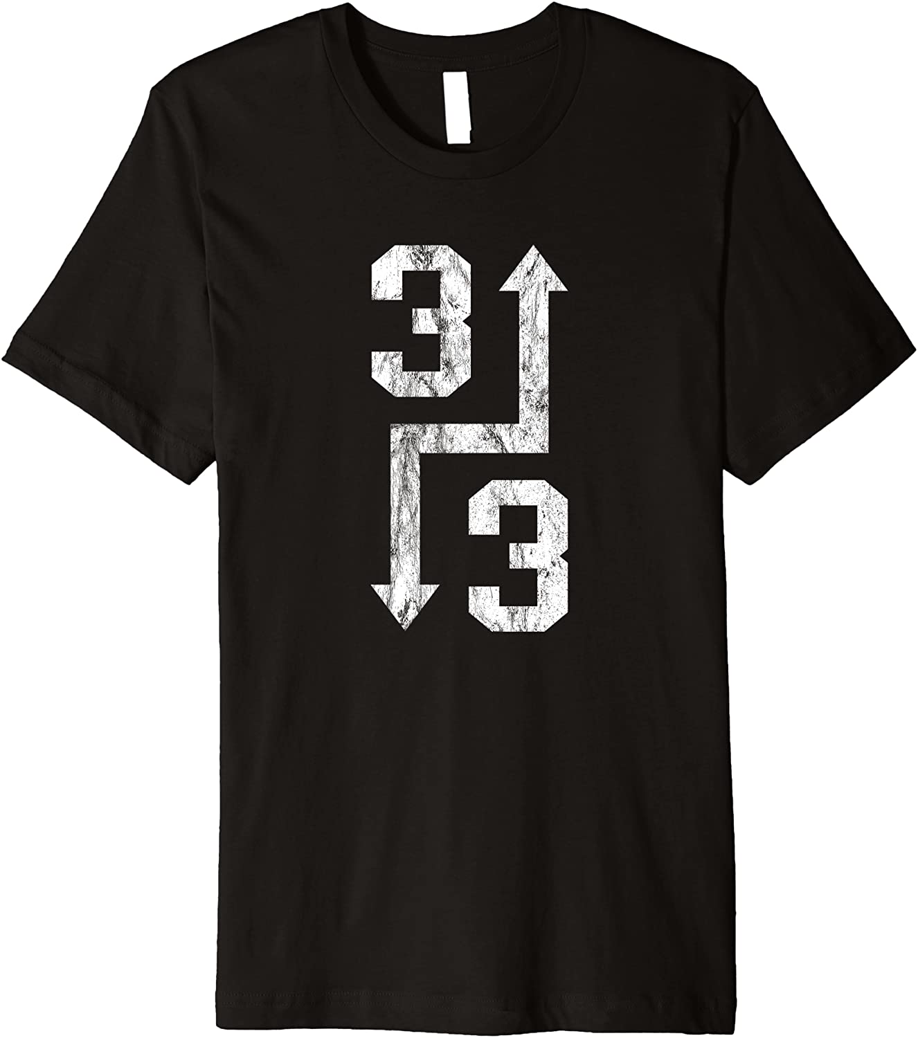 3 Up 3 Down Sports Baseball Softball Game Day Fan Premium T-Shirt
