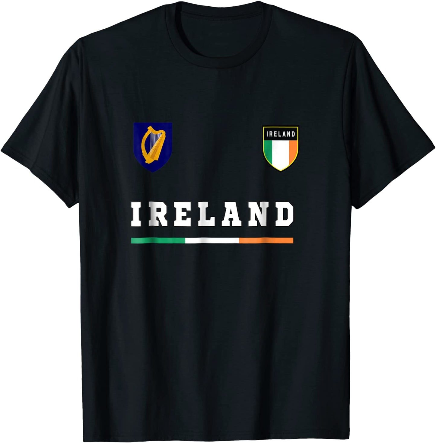Ireland T-shirt SportSoccer Jersey Tee Flag Football Dublin