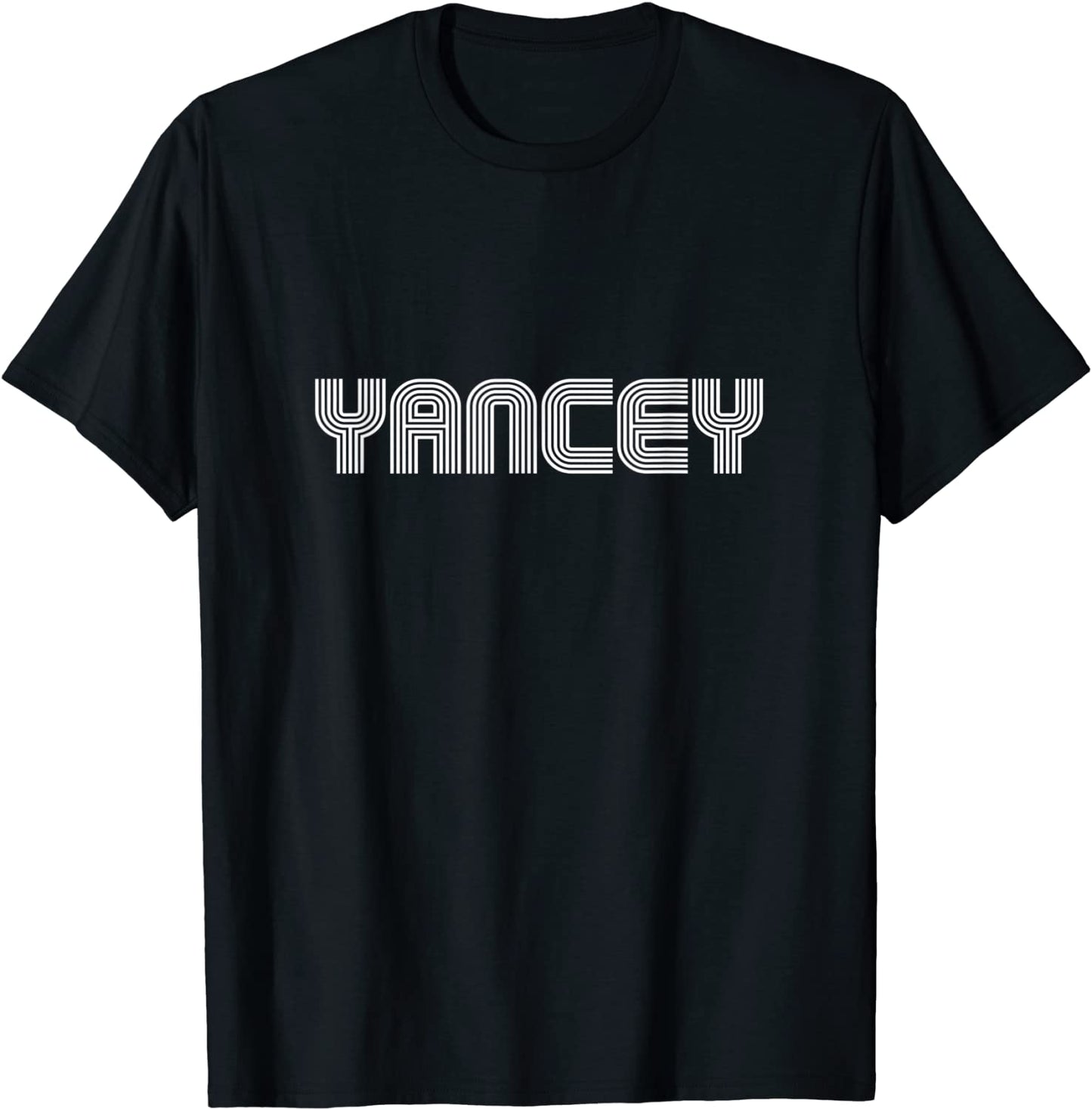 Yancey Name Vintage Retro 60s 70s 80s Sport Funny T-Shirt