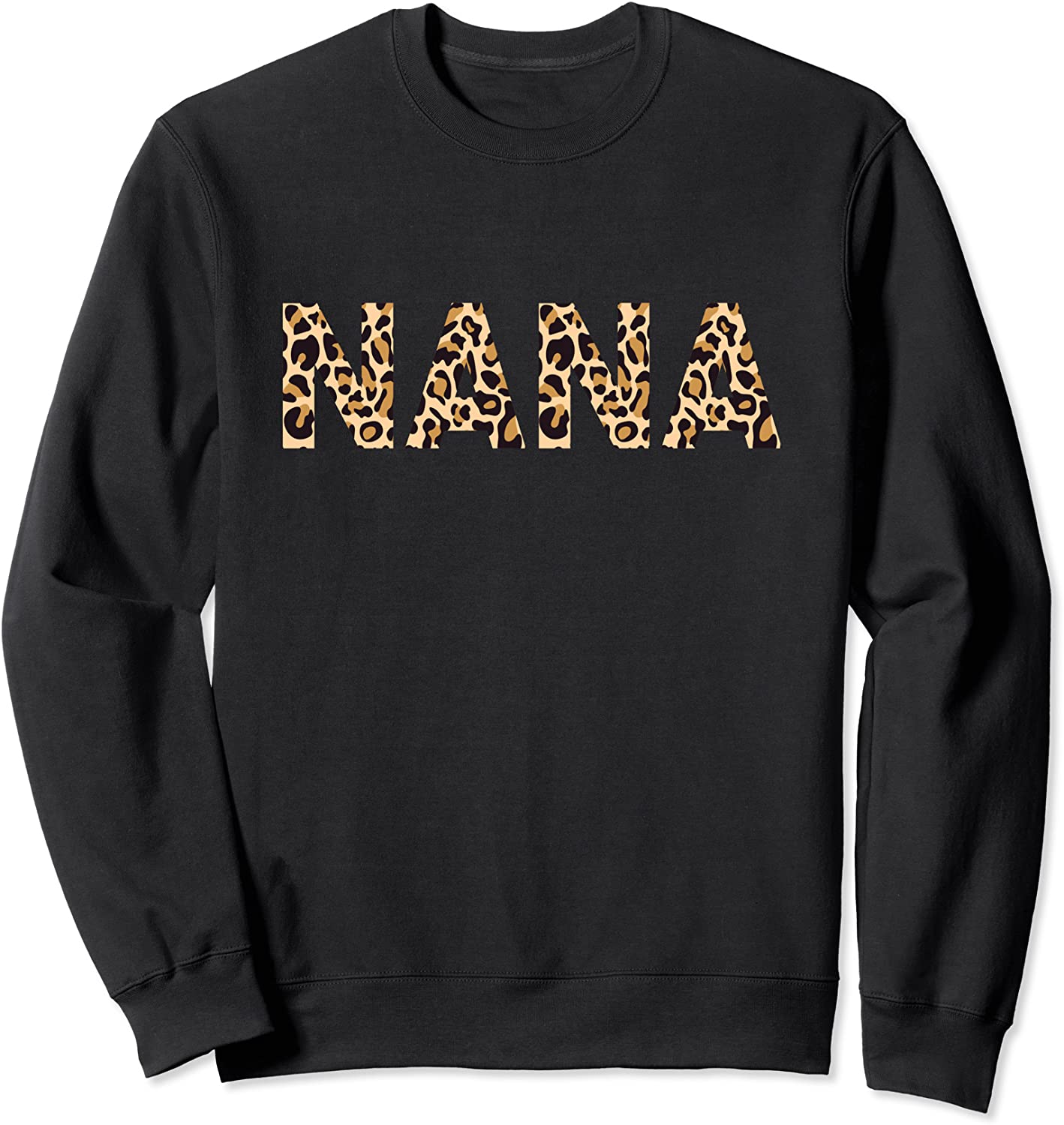 Nana Leopard T Shirts For Women Grandma Mothers Day Gifts Sweatshirt