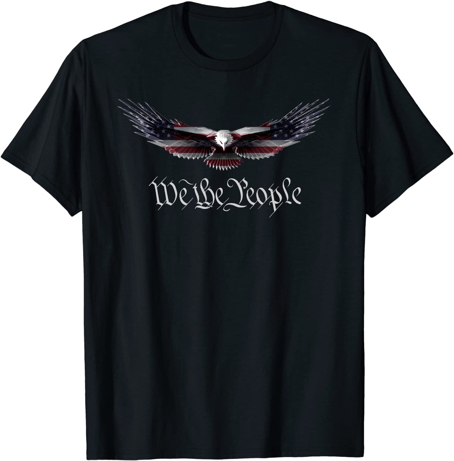 American Patriot Freedom Eagle USA Flag T-Shirt