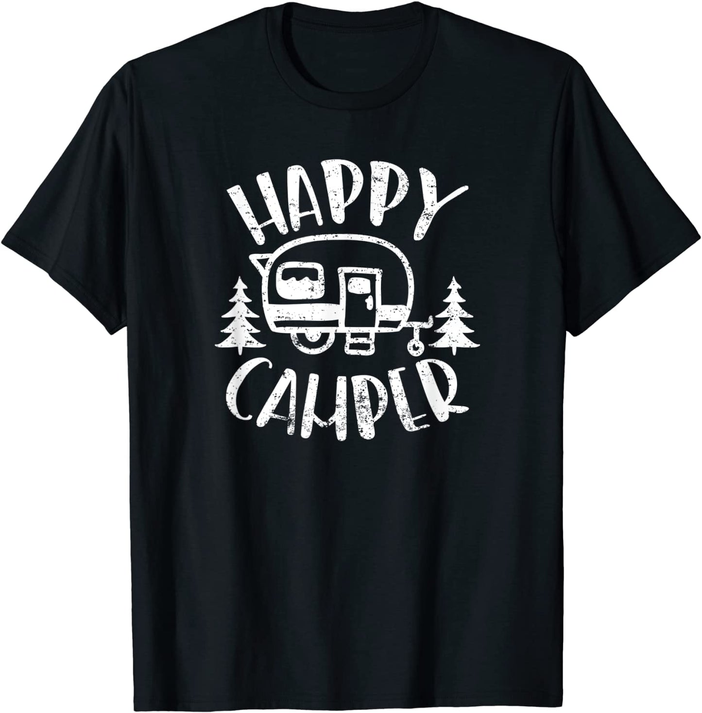 Happy Camper - RV Trailer Outdoor Camping T-Shirt