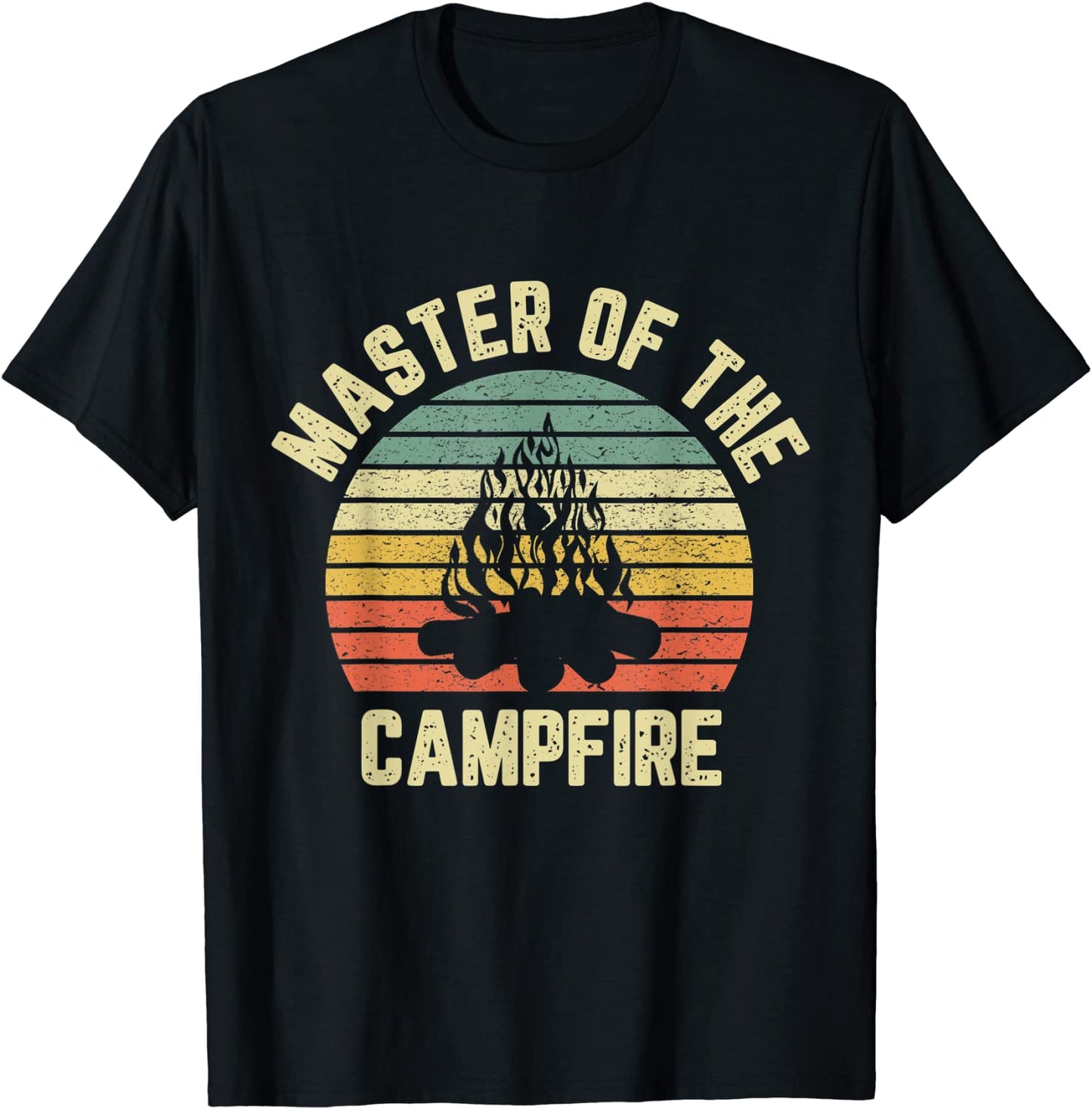 Master of the Campfire Camping Shirt Vintage Camper T-Shirt