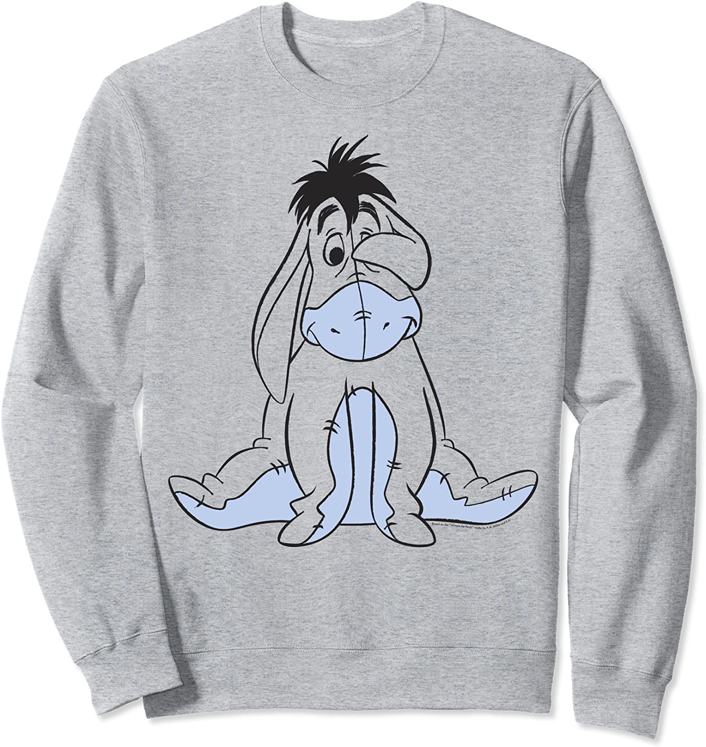 Disney Winnie The Pooh Eeyore Simple Sketch Portrait Sweatshirt