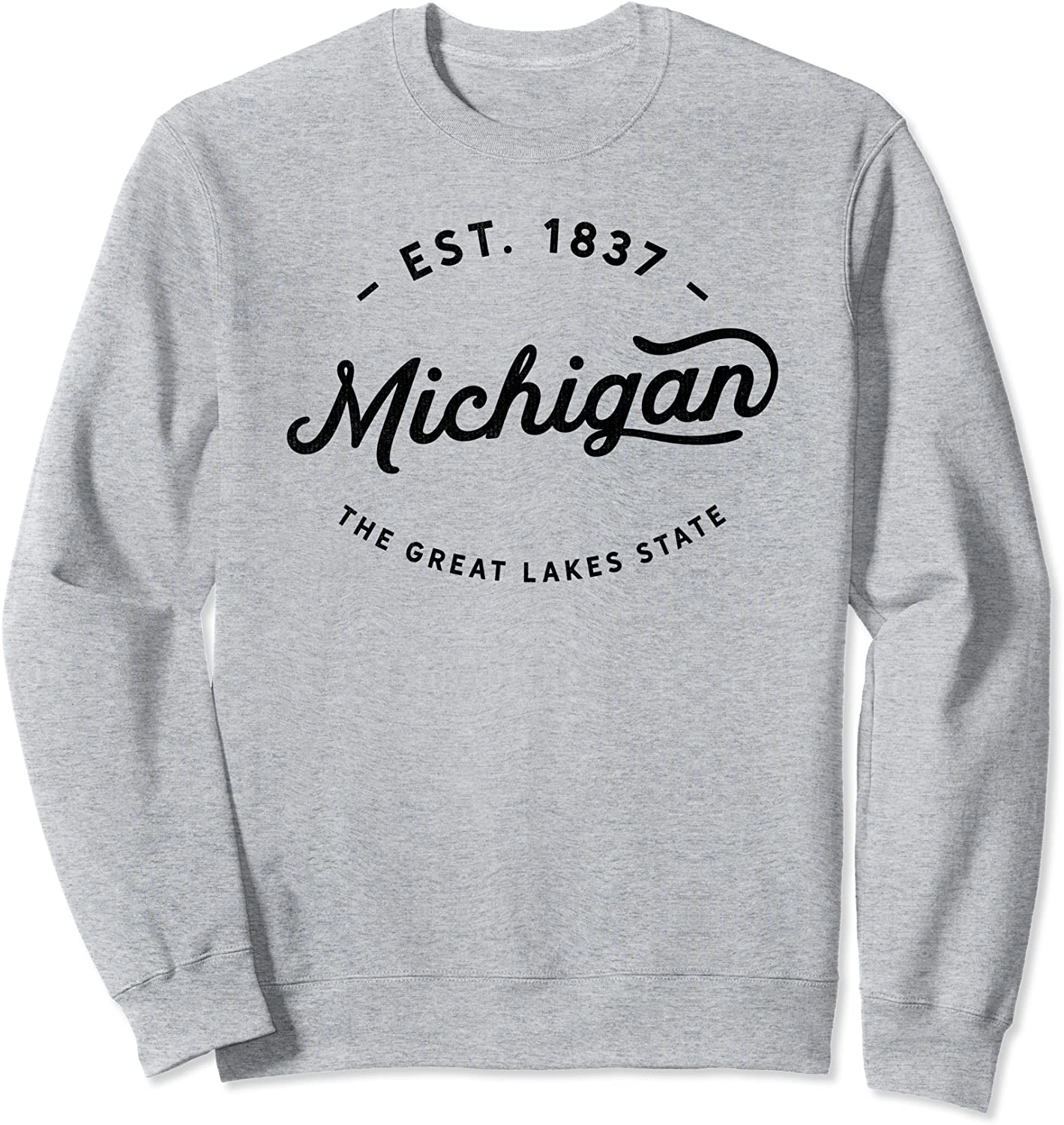 Classic Vintage Retro Michigan Midwest Warm Sweatshirt
