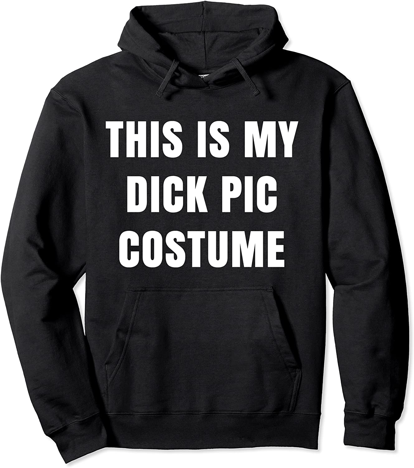 This Is My Dick Pic Costume Funny Dirty Halloween Costume Pullover Hoodie