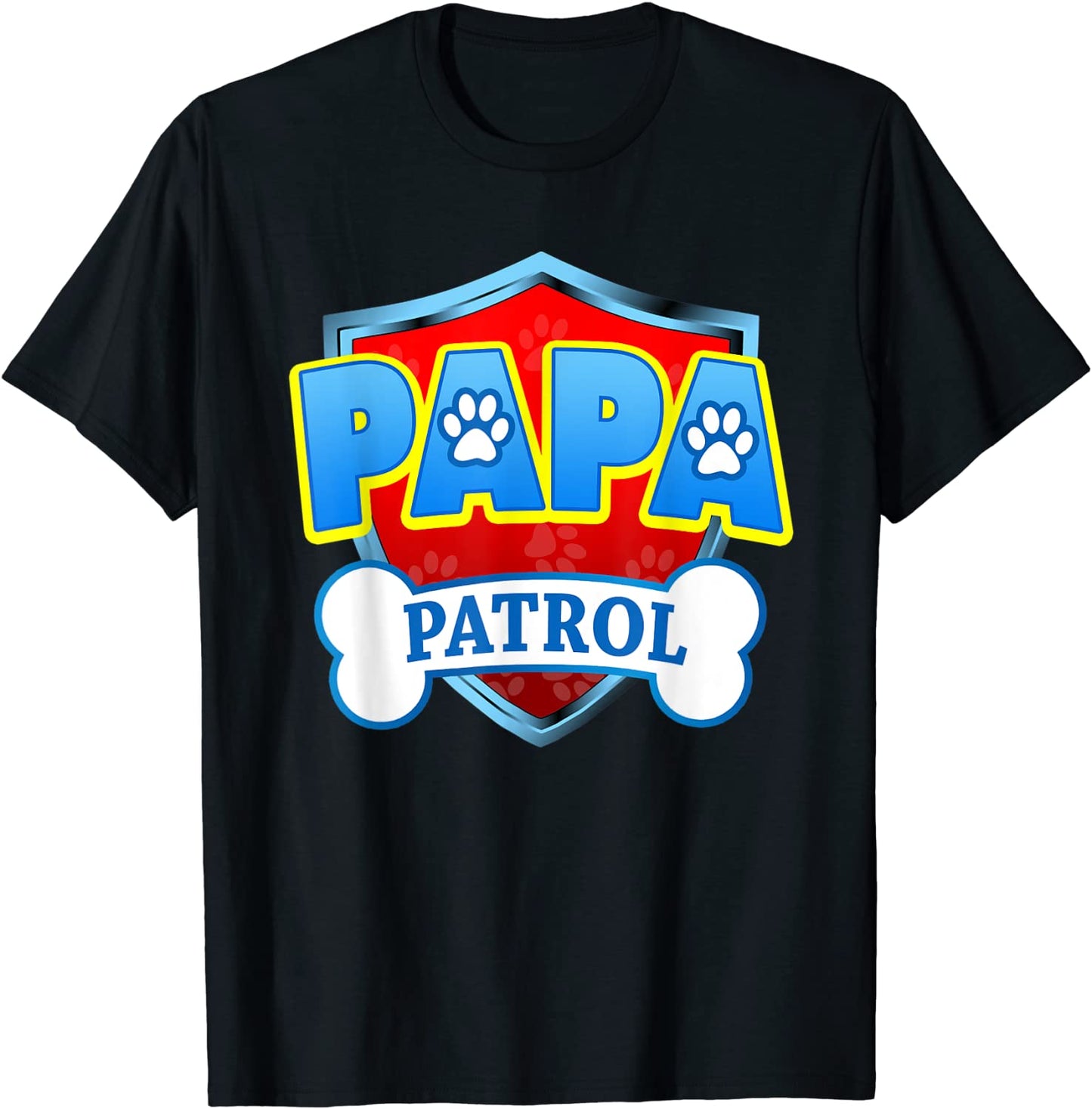 Funny PAPA Patrol - Dog Mom Dad For Men Women T-Shirt
