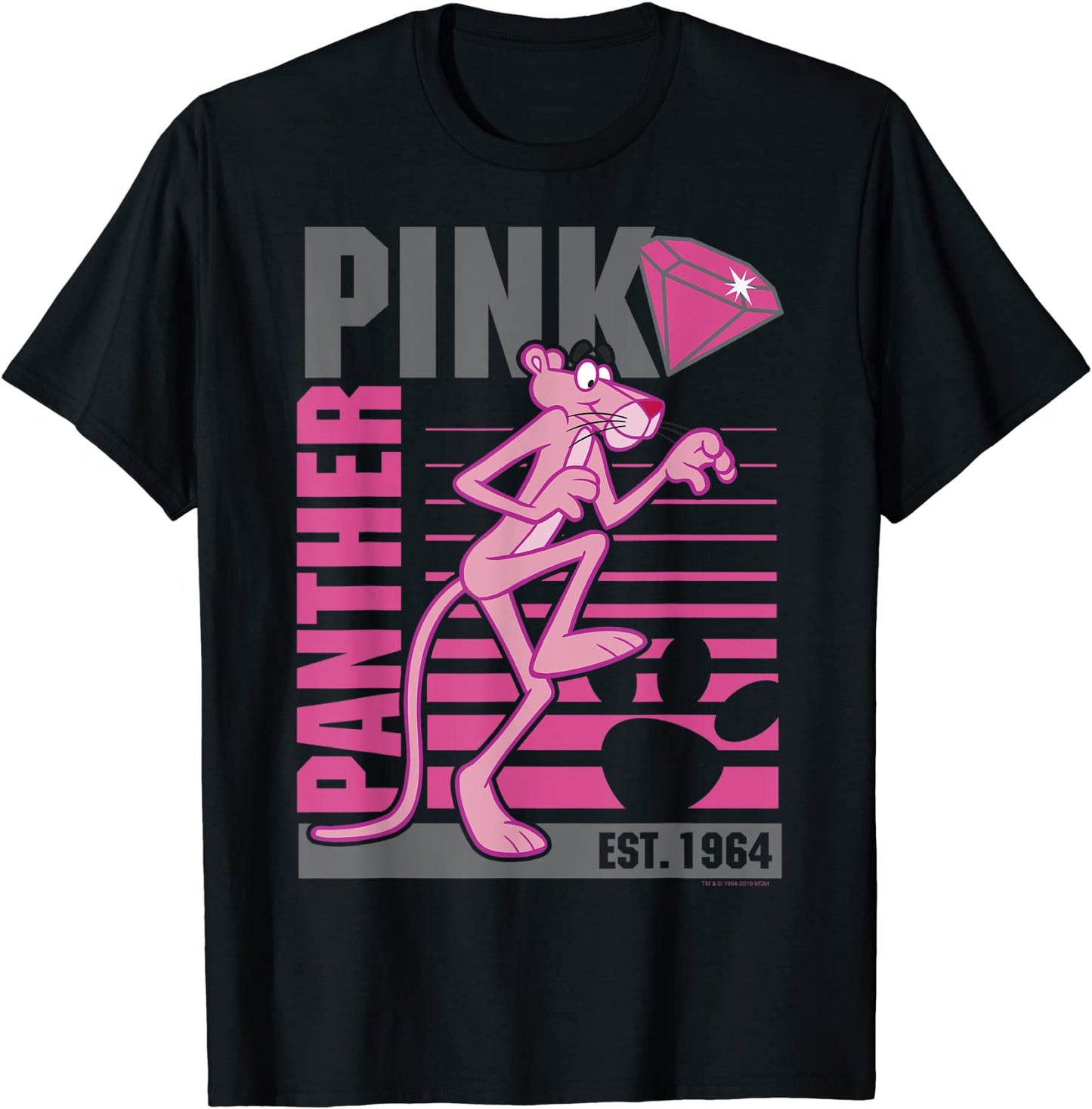 Pink Panther Lined Portrait T-Shirt