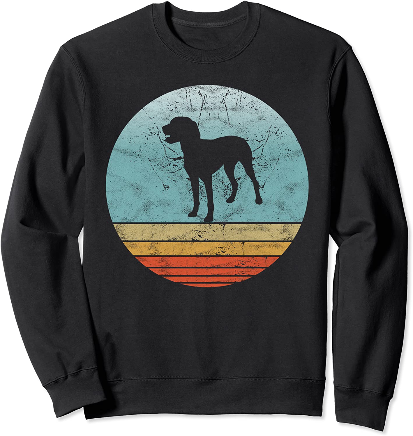 Retro Vizsla Dog Breed Vintage Style Animal Dogs Lover Gift Sweatshirt