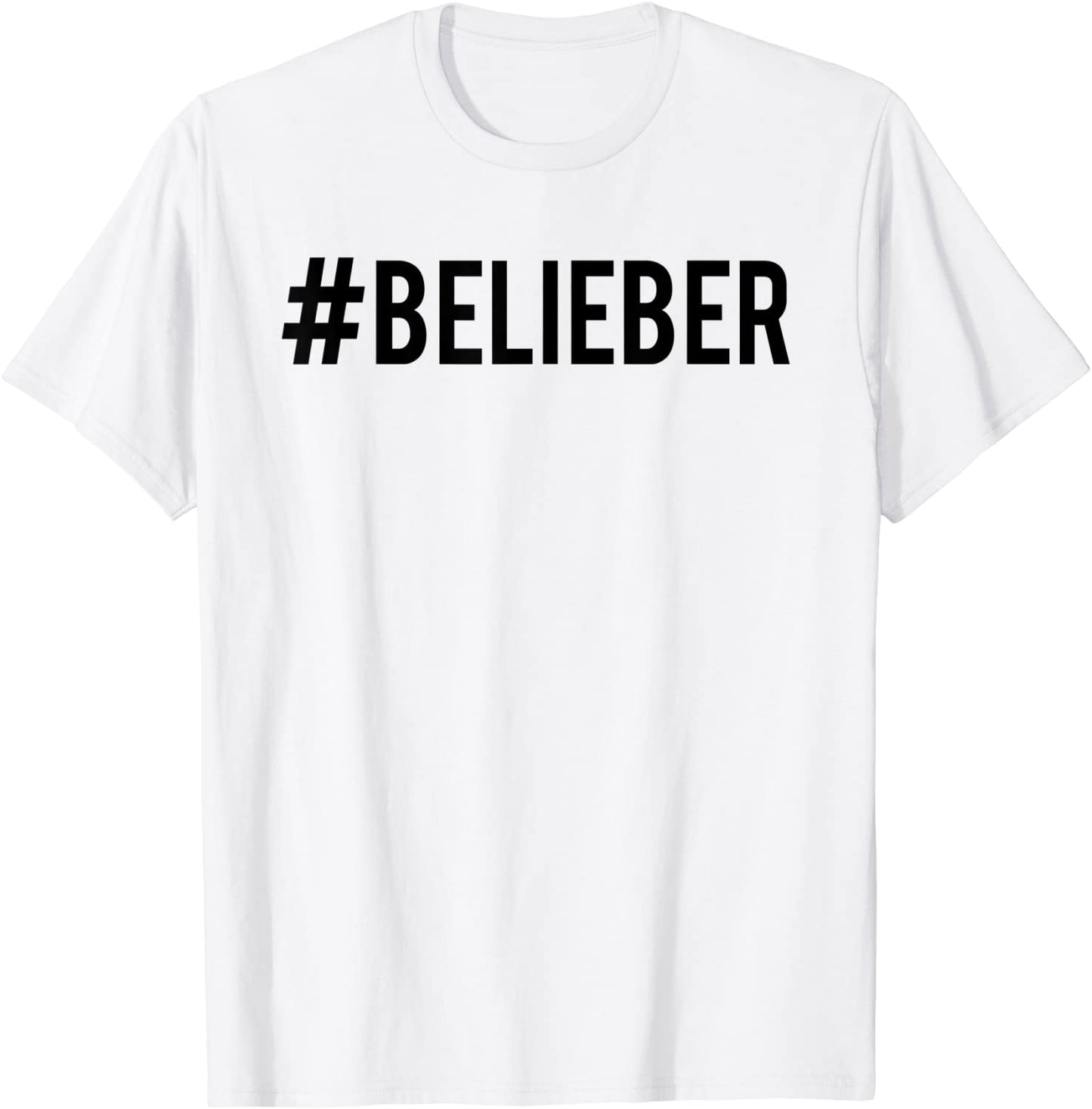 Justin Bieber Official Belieber Hashtag T-Shirt