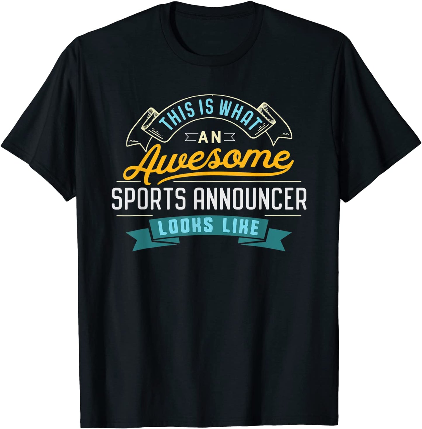 Funny Sports Announcer Shirt Awesome Job Occupation T-Shirt