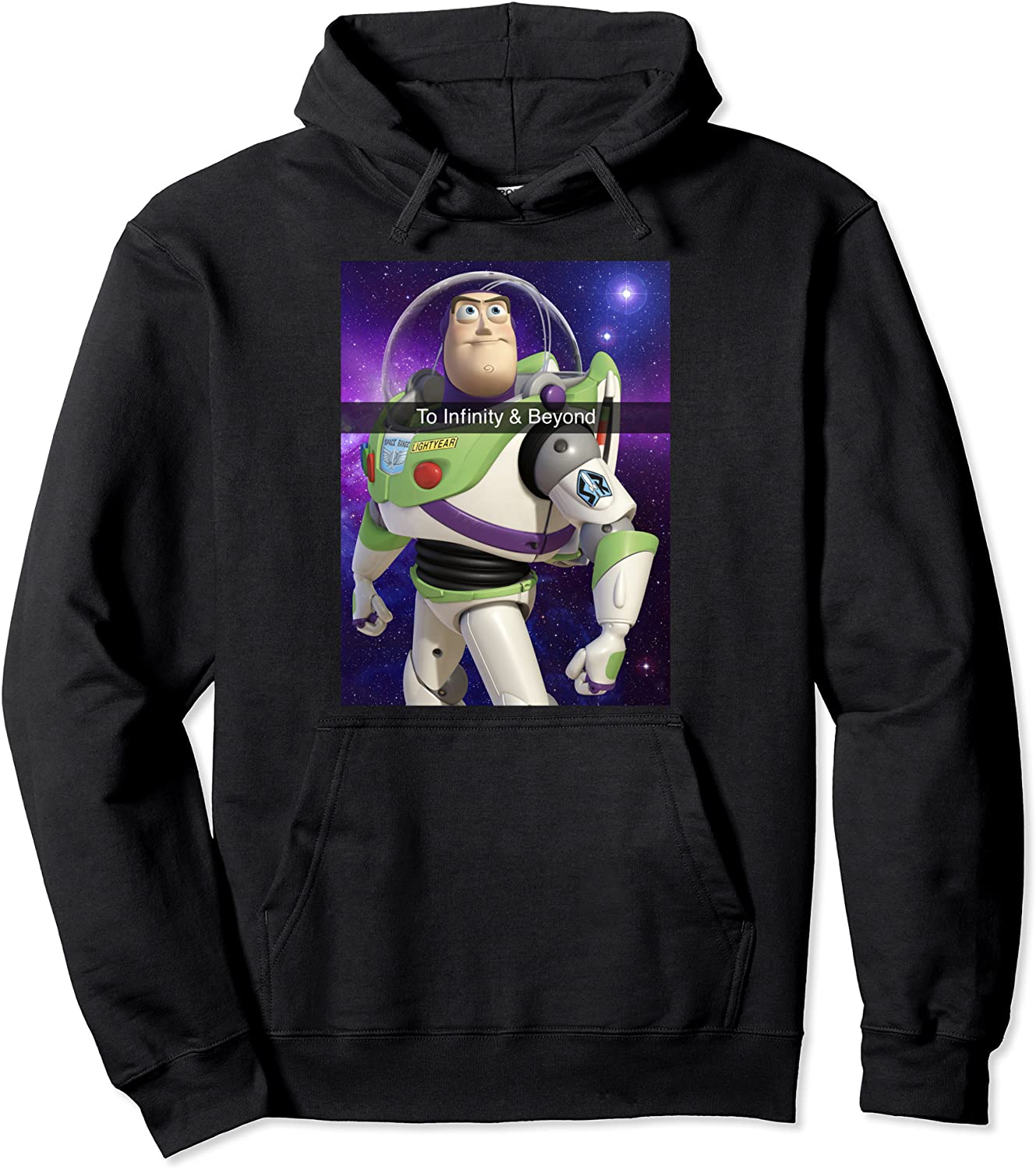 Disney Pixar Toy Story Buzz Lightyear To Infinity Beyond Pullover Hoodie