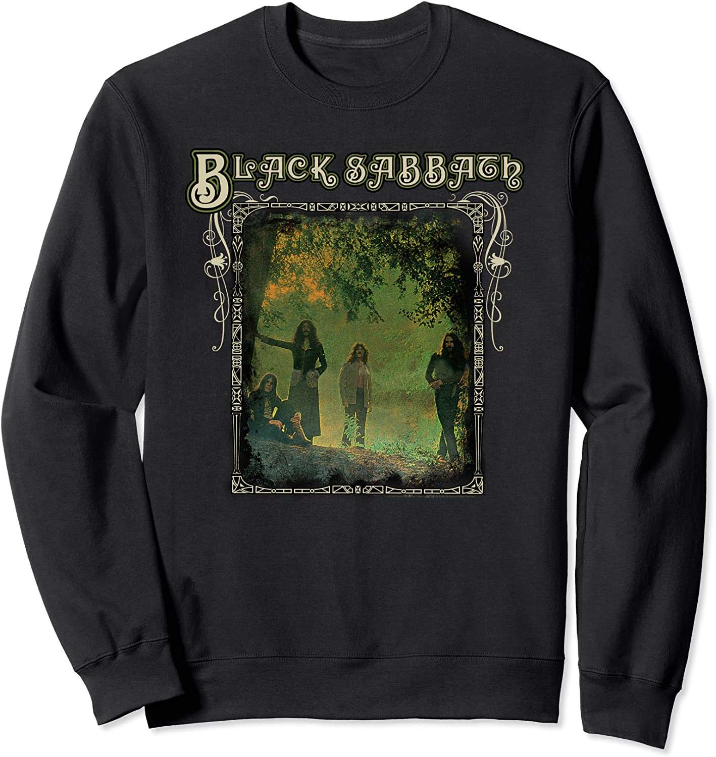 Black Sabbath Official Trees Photo Framed Sweatshirt