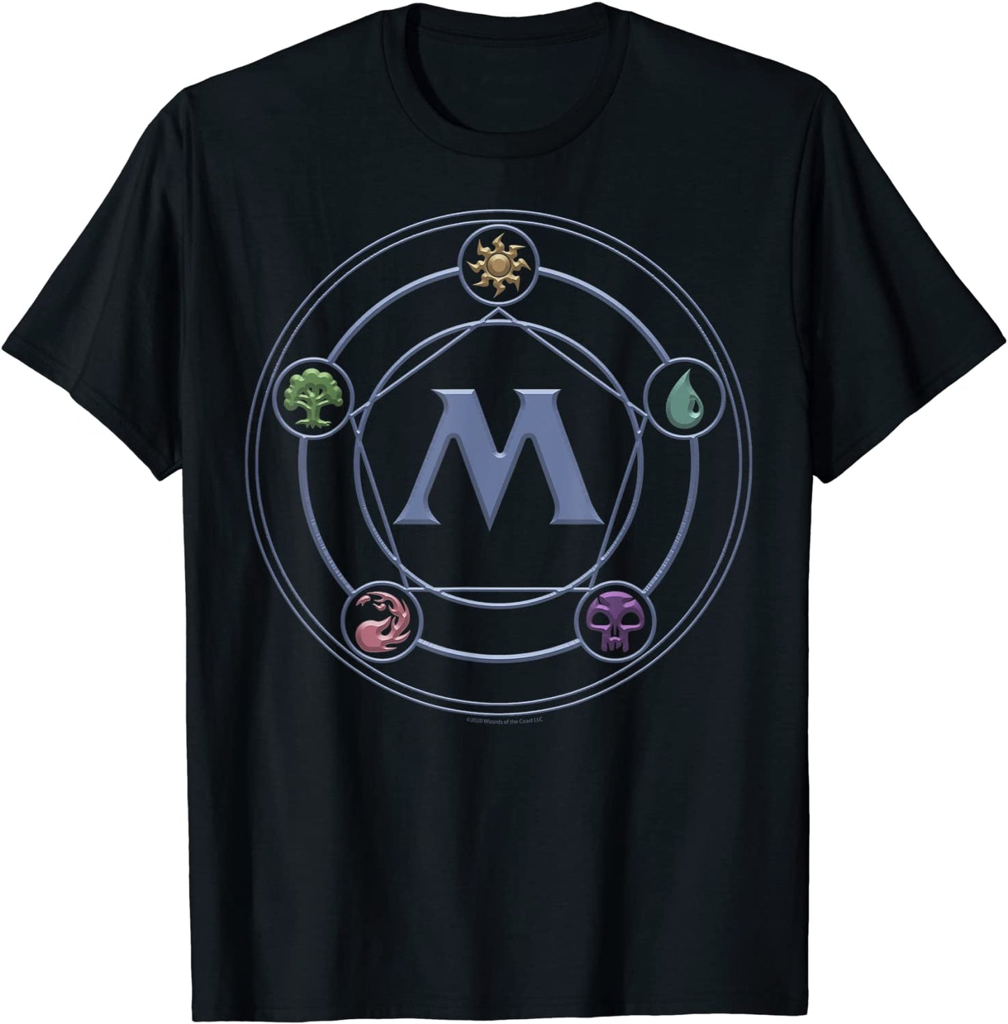Magic The Gathering Mana Icons T-Shirt