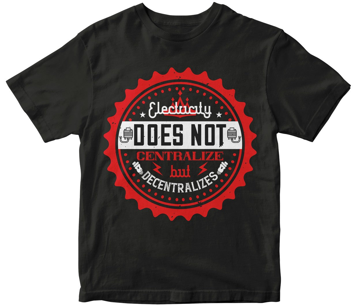 Electricity Does Not Centralize, But Decentralizes