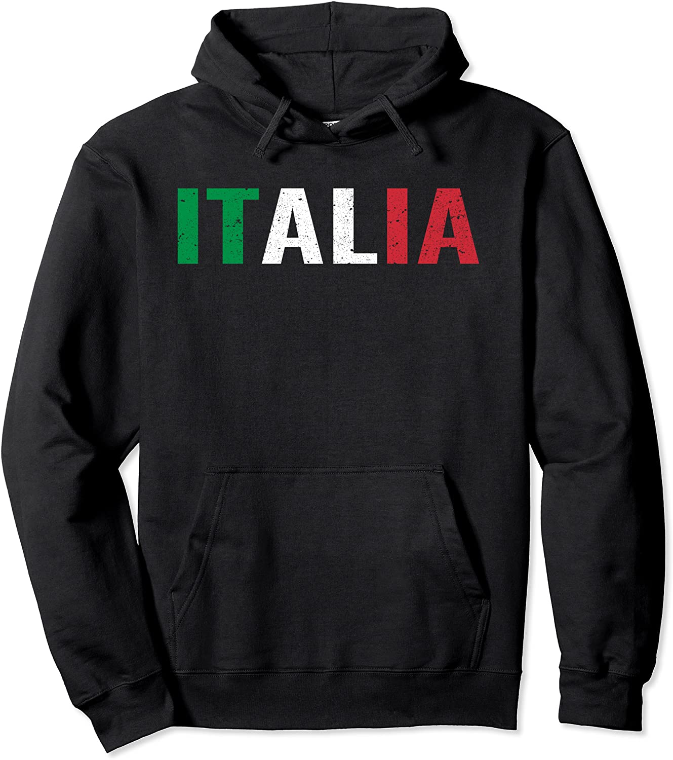 Italia Red White Green Italian Hoodie Pullover Hoodie