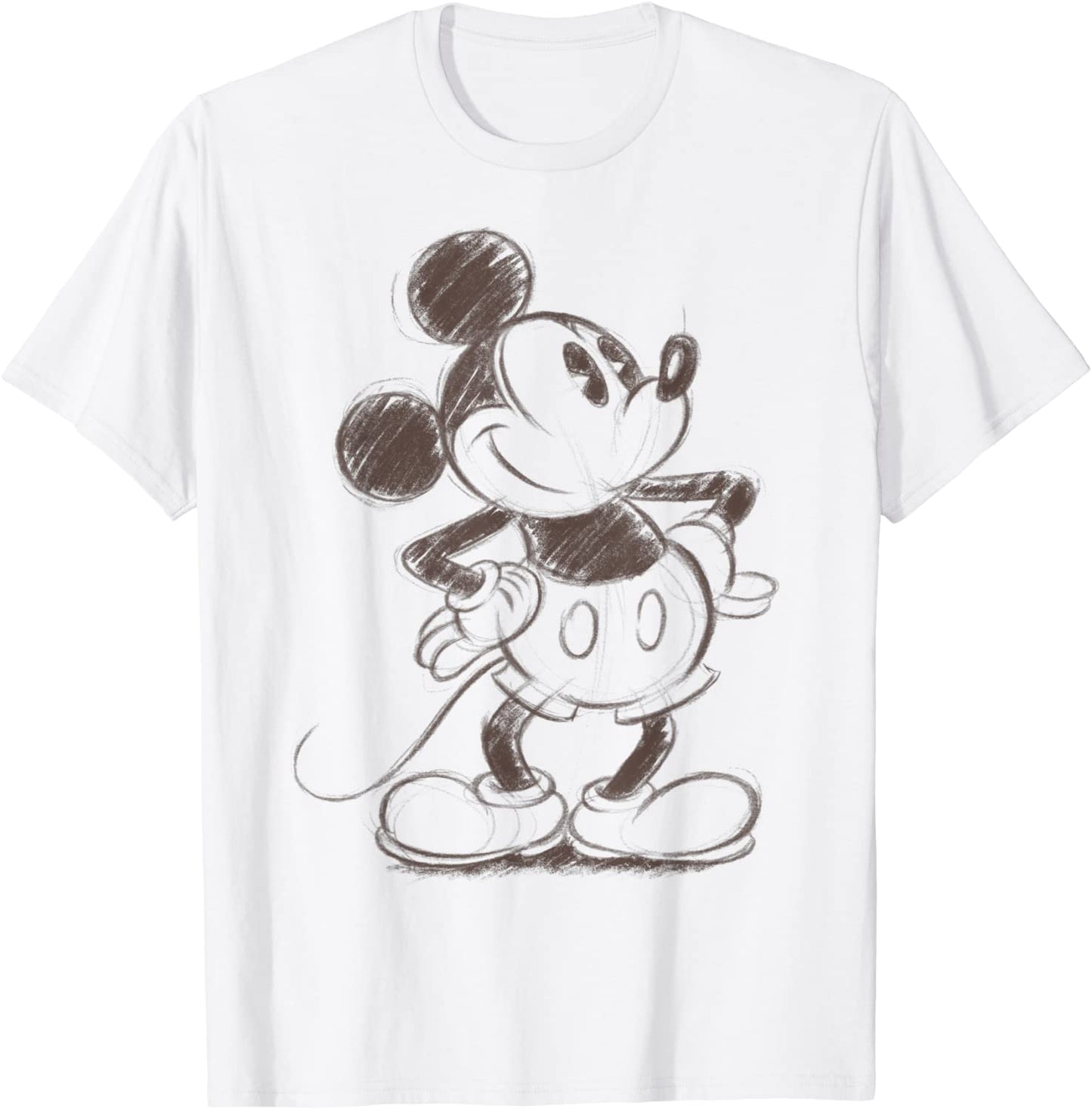Disney Mickey And Friends Mickey Mouse Sketch Portrait T-Shirt